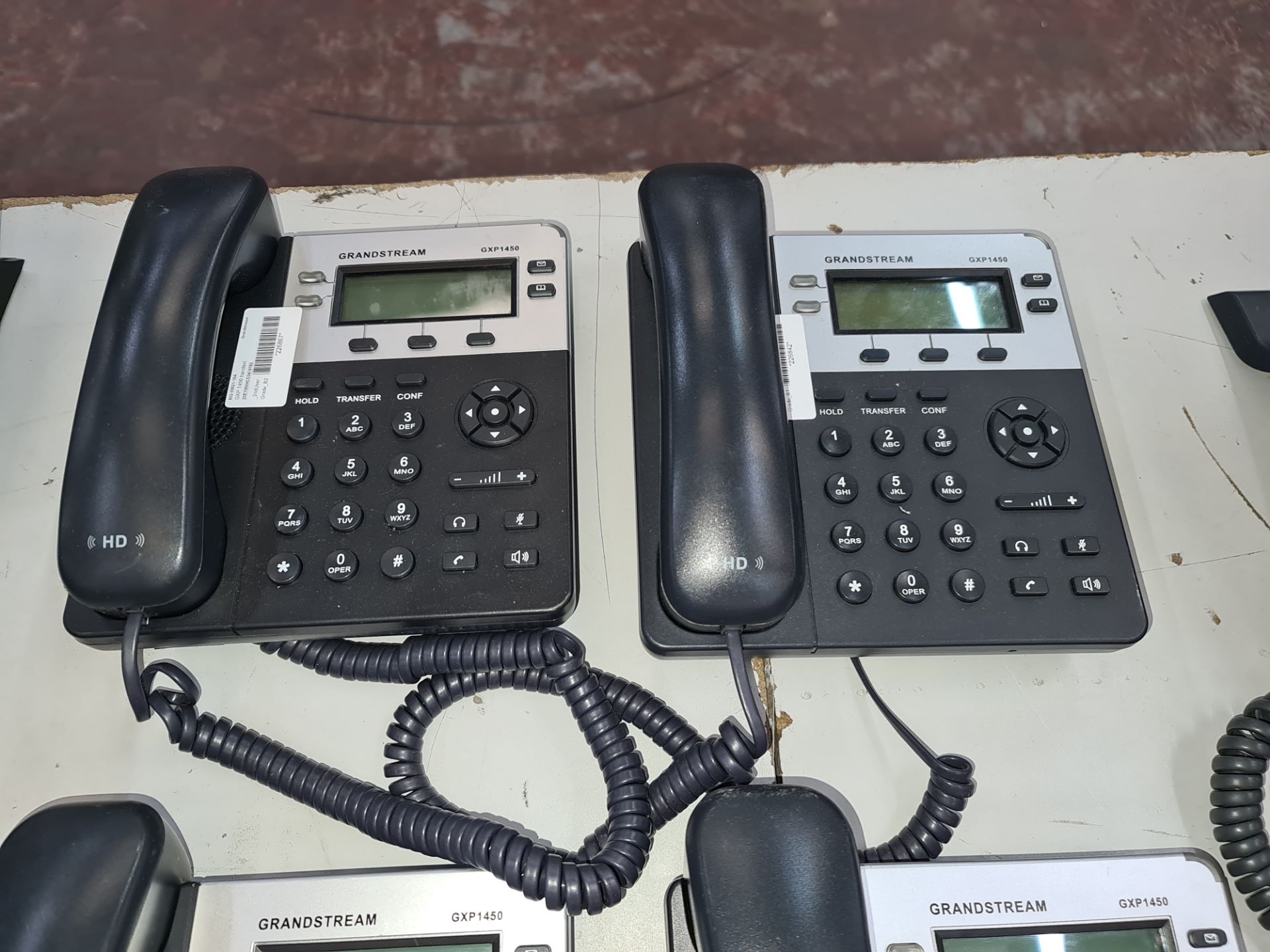 8 off Grandstream telephone handsets model GXP1450 NB. The phones in this lot do not include a desk - Image 5 of 5