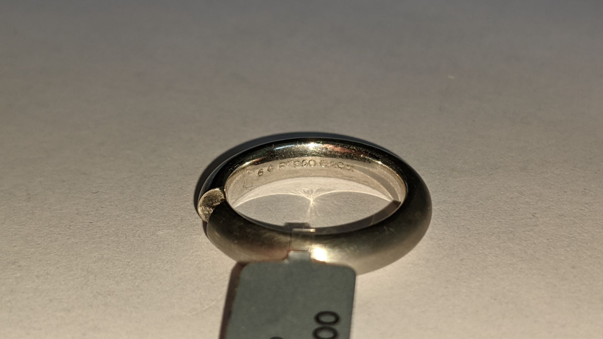 Platinum 950 & diamond ring with 0.20ct tension mounted stone RRP £4,743 - Image 15 of 18