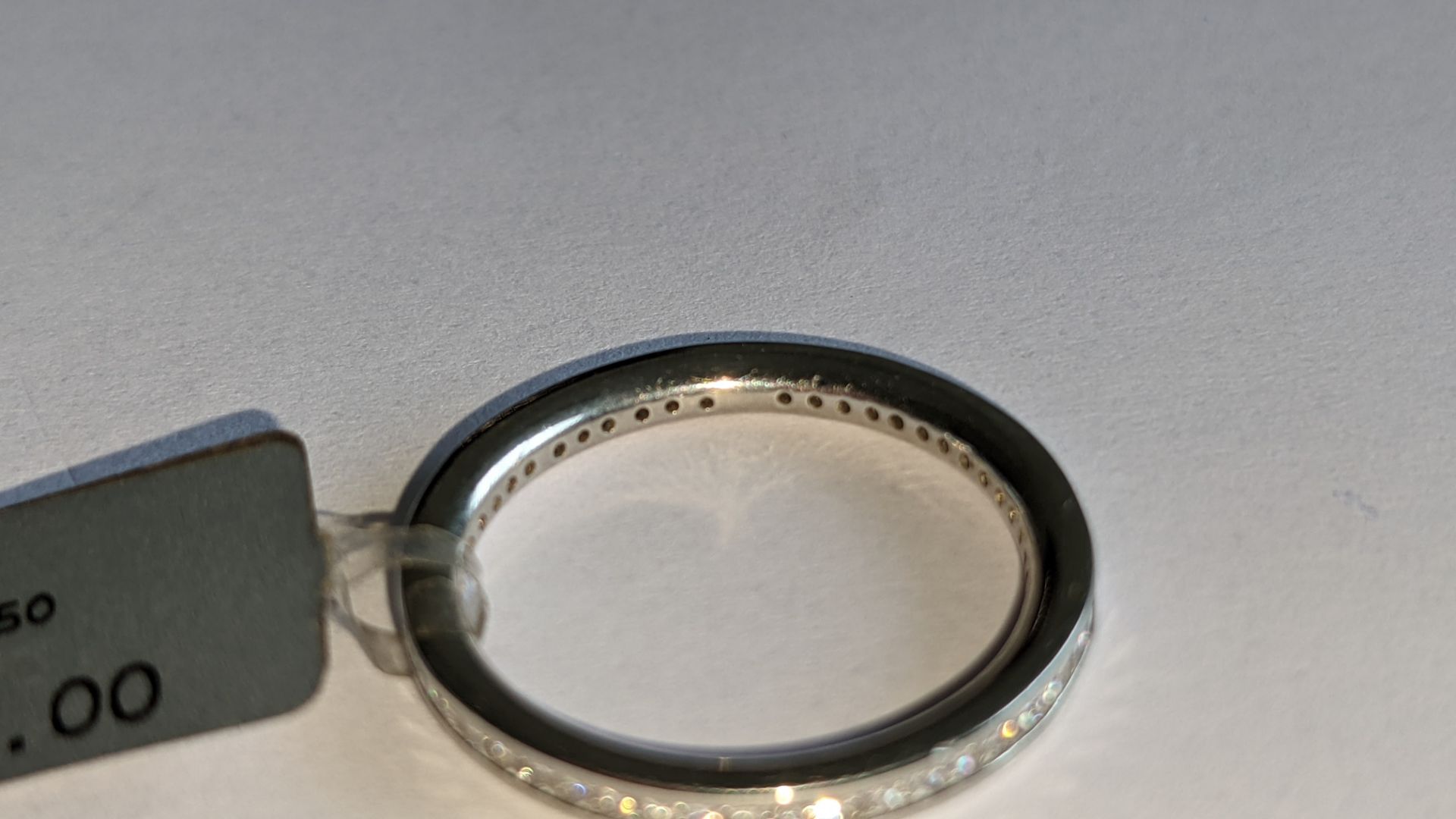 Eternity ring in Platinum 950 with 0.62ct of diamonds. RRP £2,097 - Image 6 of 14