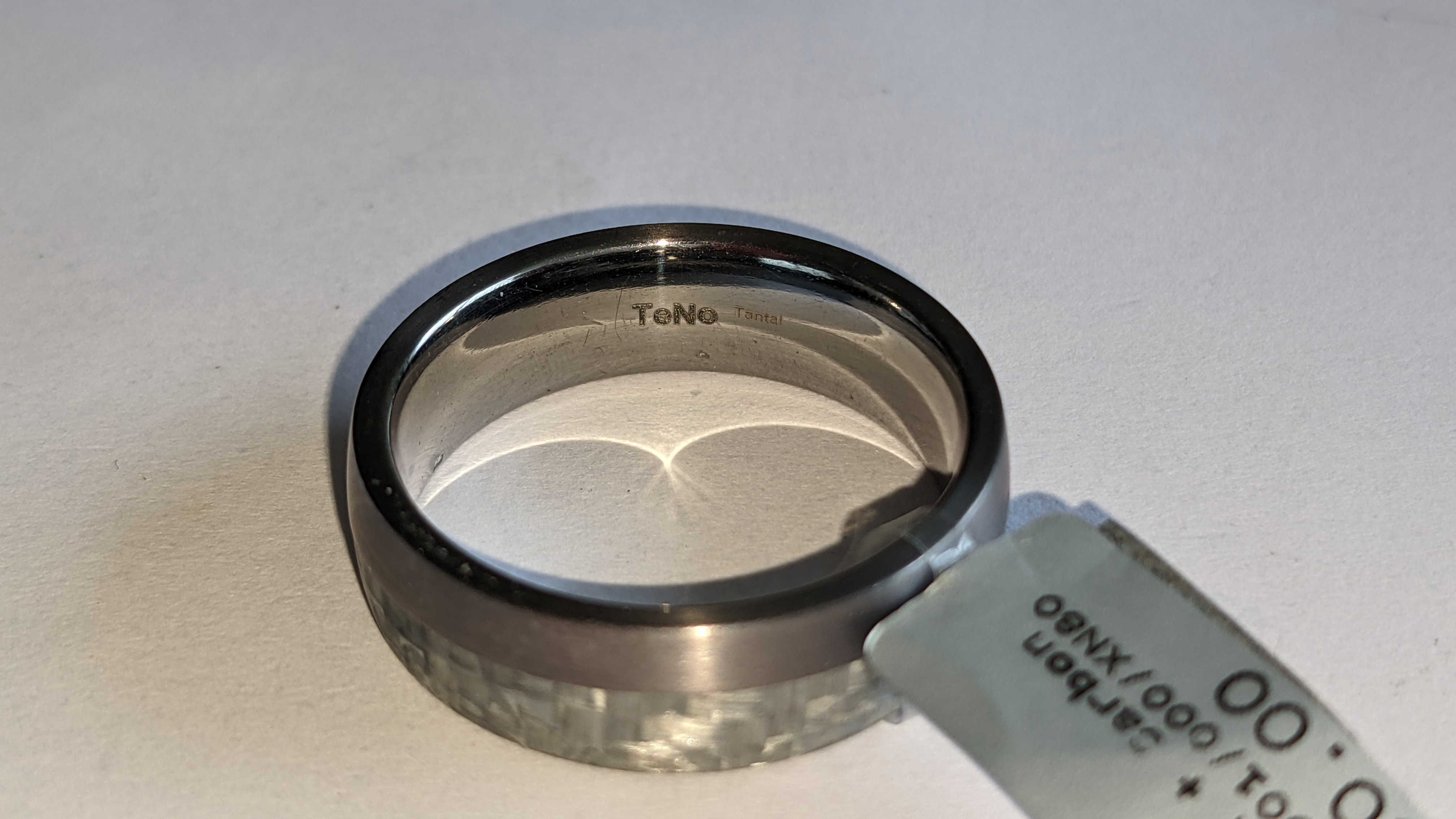 Tantalum & carbon ring RRP £600 - Image 6 of 13