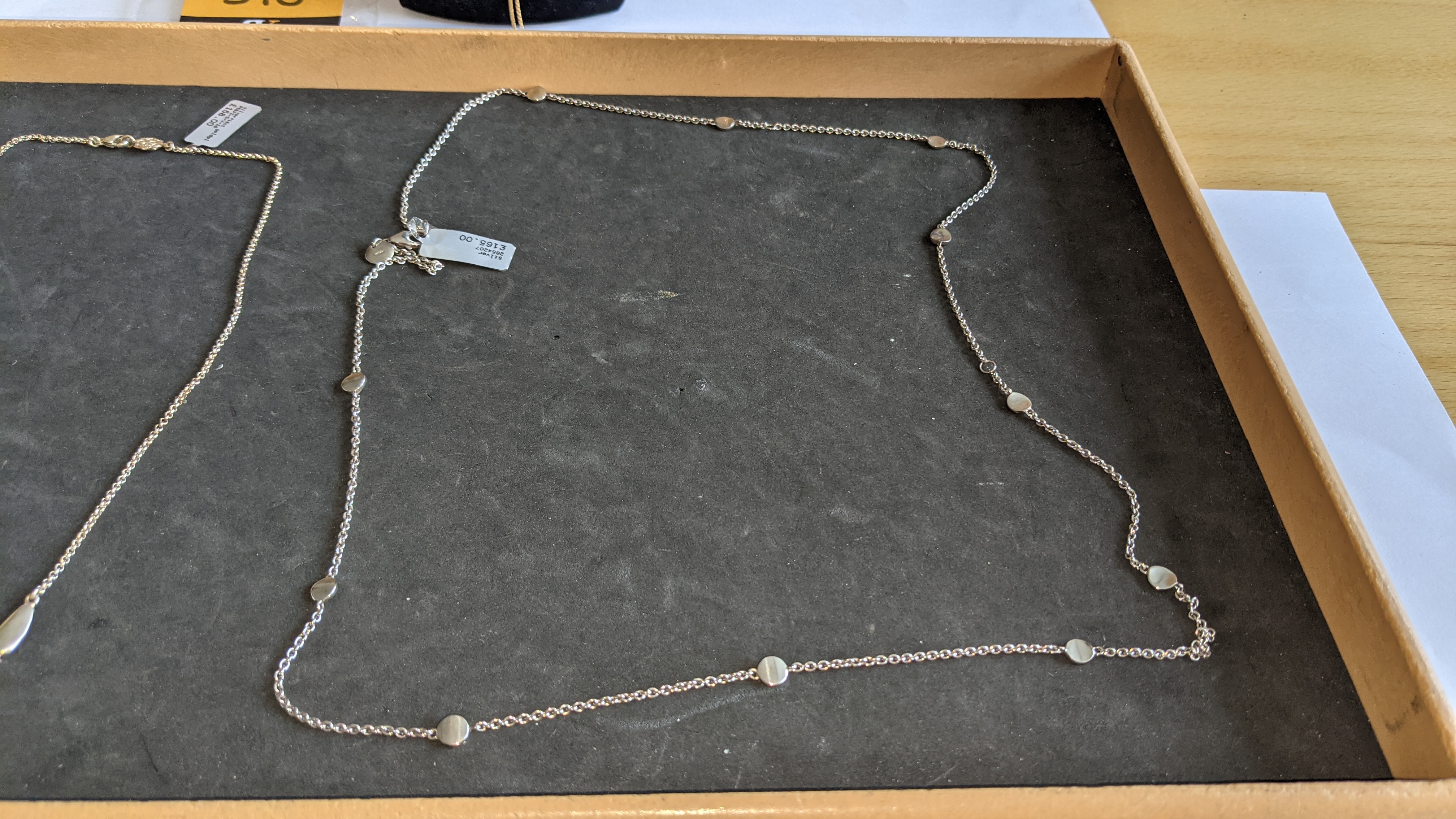 3 off assorted silver necklaces, some with gold plate, with RRPs from £150 to £165 each, combined RR - Image 3 of 14