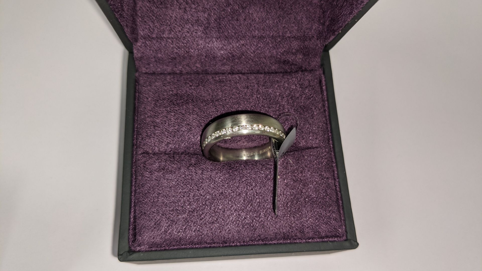 Platinum & diamond ring, 0.51ct of diamonds in total, Platinum 950, RRP £4,840. NB. The diamonds run - Image 2 of 20