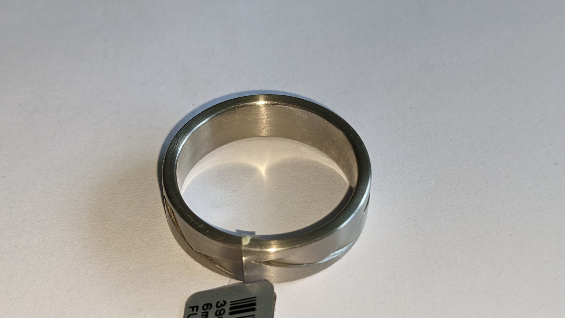Palladium 950 6mm woven ring. RRP £925 - Image 10 of 14