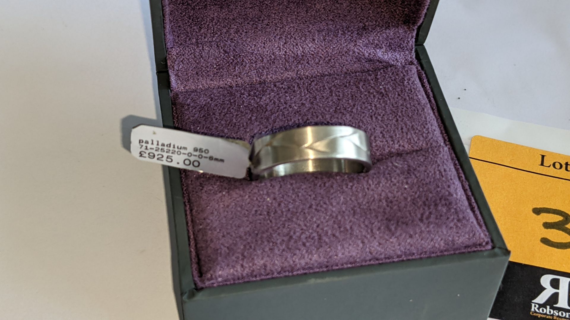 Palladium 950 6mm woven ring. RRP £925 - Image 4 of 14