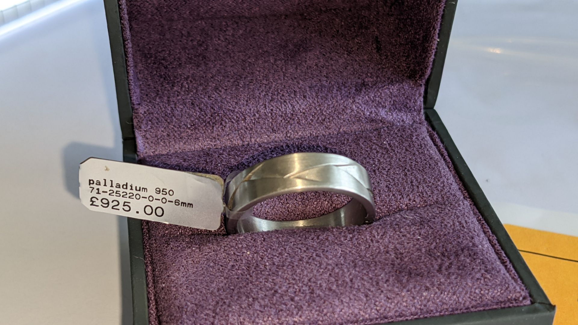 Palladium 950 6mm woven ring. RRP £925 - Image 3 of 14
