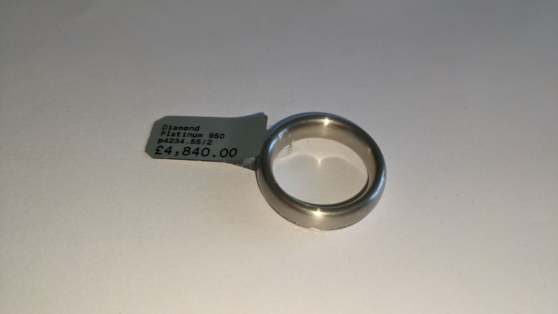 Platinum & diamond ring, 0.51ct of diamonds in total, Platinum 950, RRP £4,840. NB. The diamonds run - Image 12 of 20