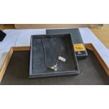 Shaun Leane diamond & silver necklace with 0.15ct of diamonds RRP £575