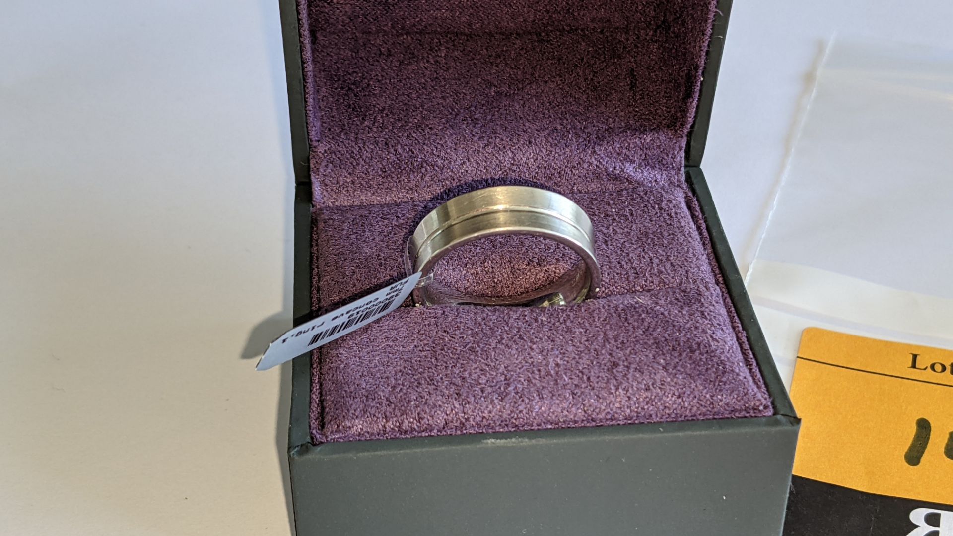 Palladium 950 7mm concave ring. RRP £1,900 - Image 3 of 16