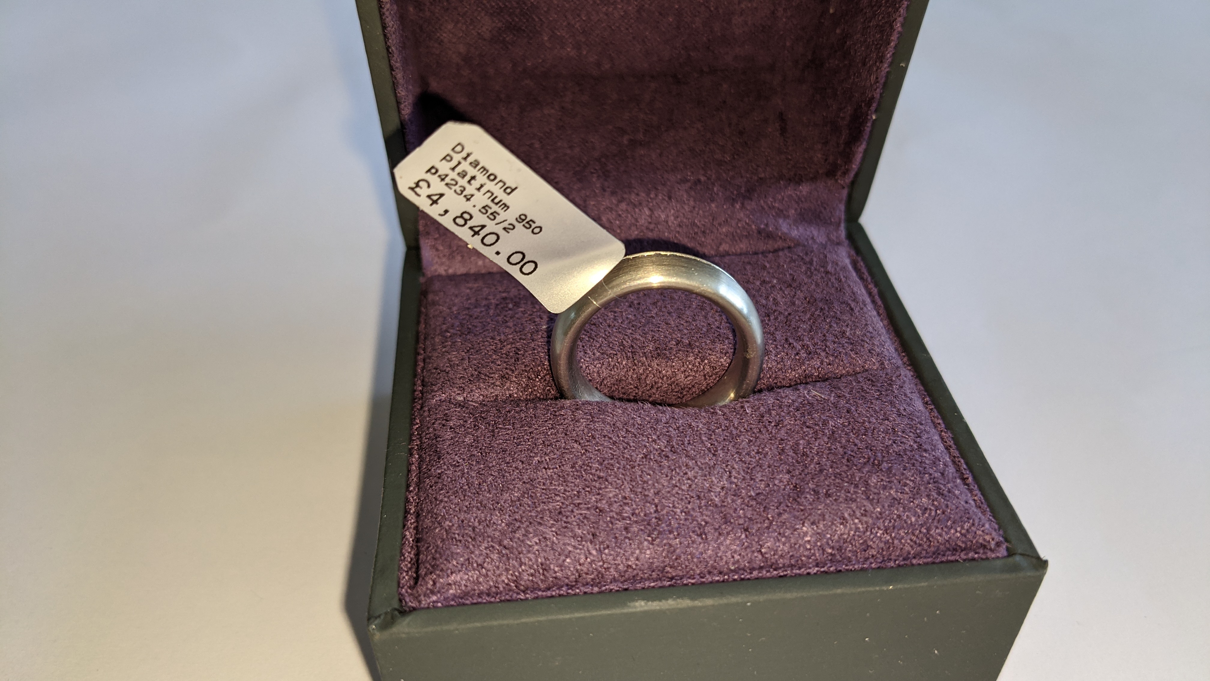 Platinum & diamond ring, 0.51ct of diamonds in total, Platinum 950, RRP £4,840. NB. The diamonds run - Image 14 of 20