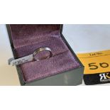 Platinum 950 3mm wide grooved wedding band. RRP £1,200