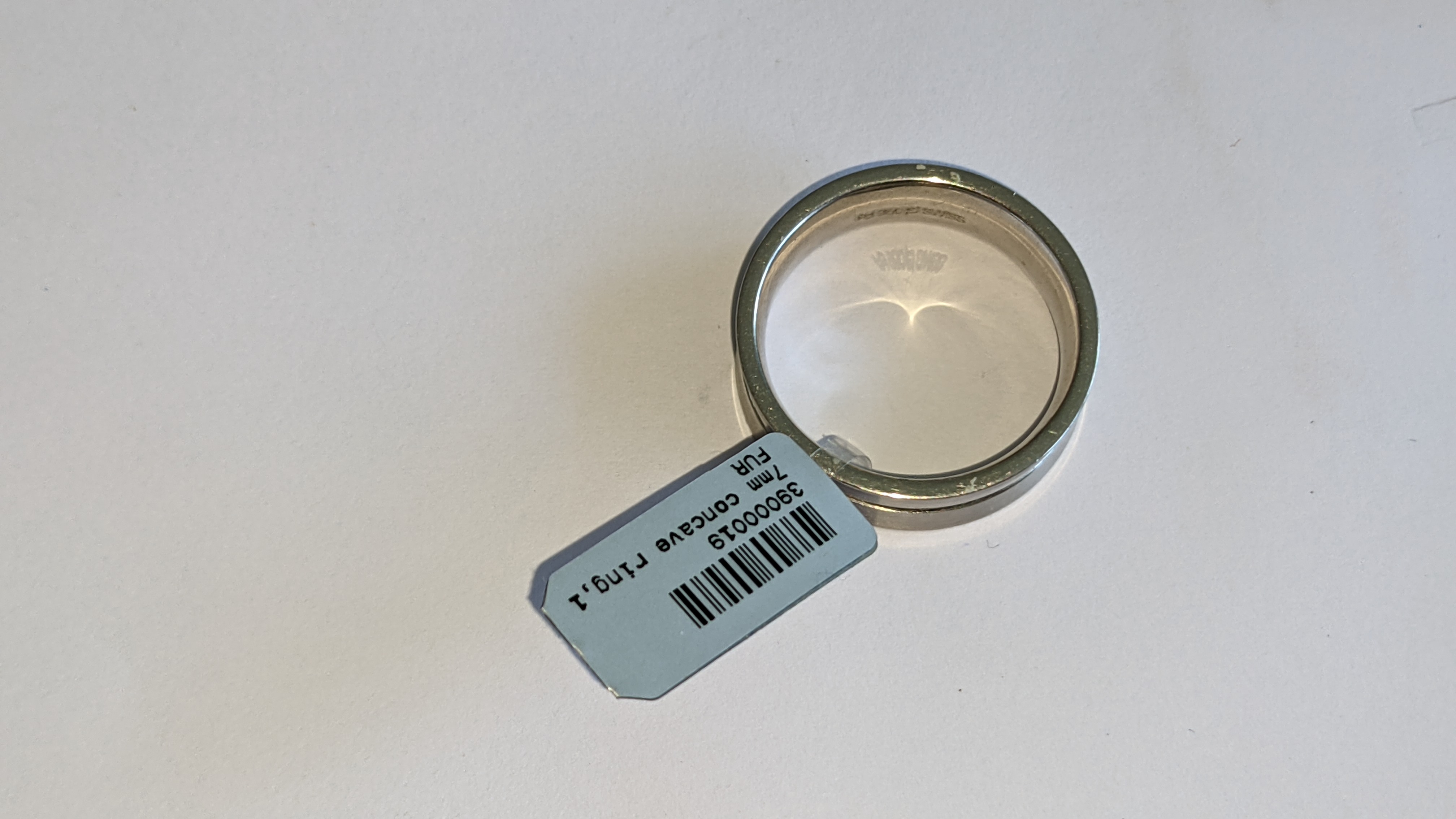 Palladium 950 7mm concave ring. RRP £1,900 - Image 11 of 16