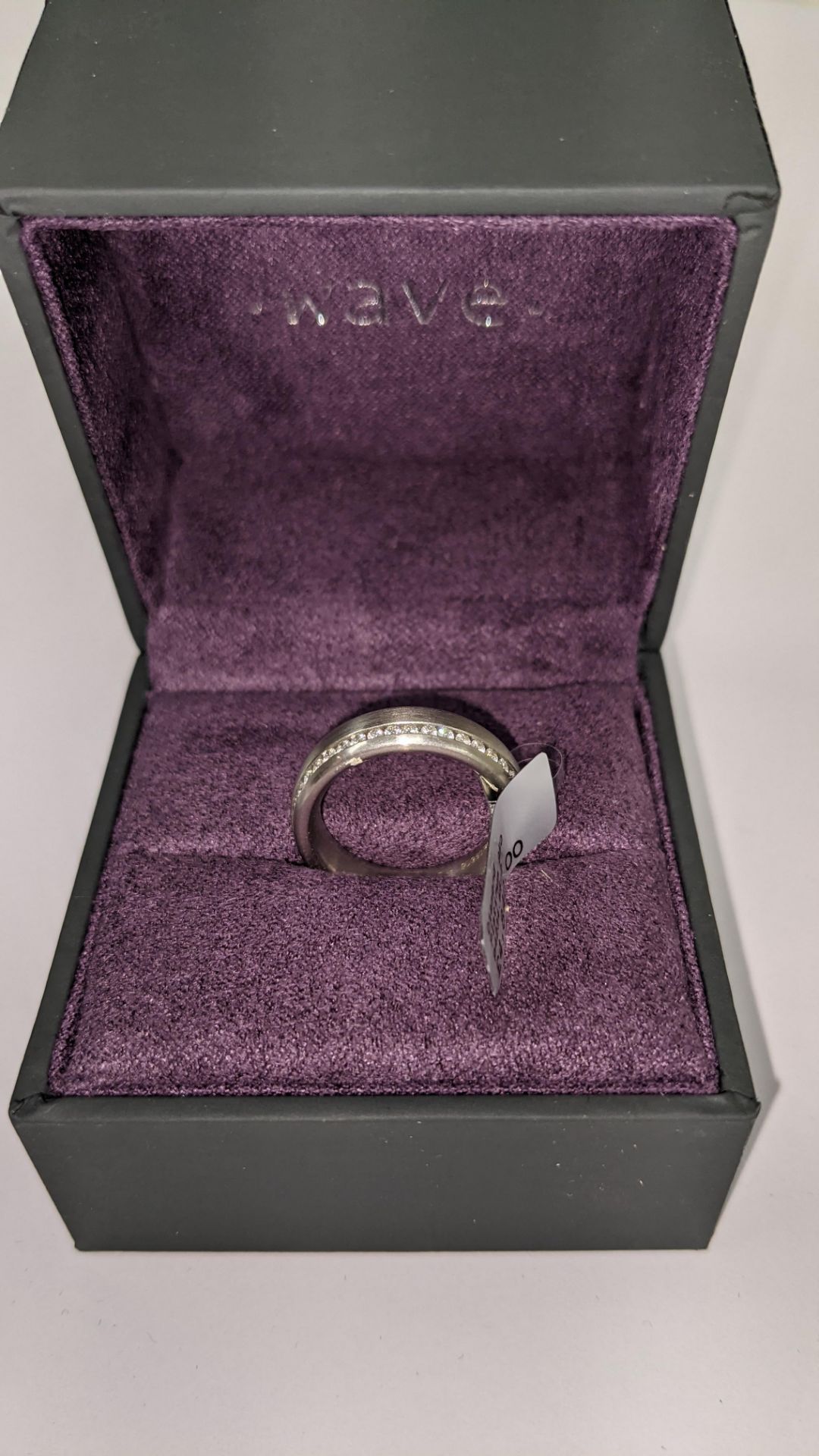 Platinum & diamond ring, 0.51ct of diamonds in total, Platinum 950, RRP £4,840. NB. The diamonds run - Image 20 of 20