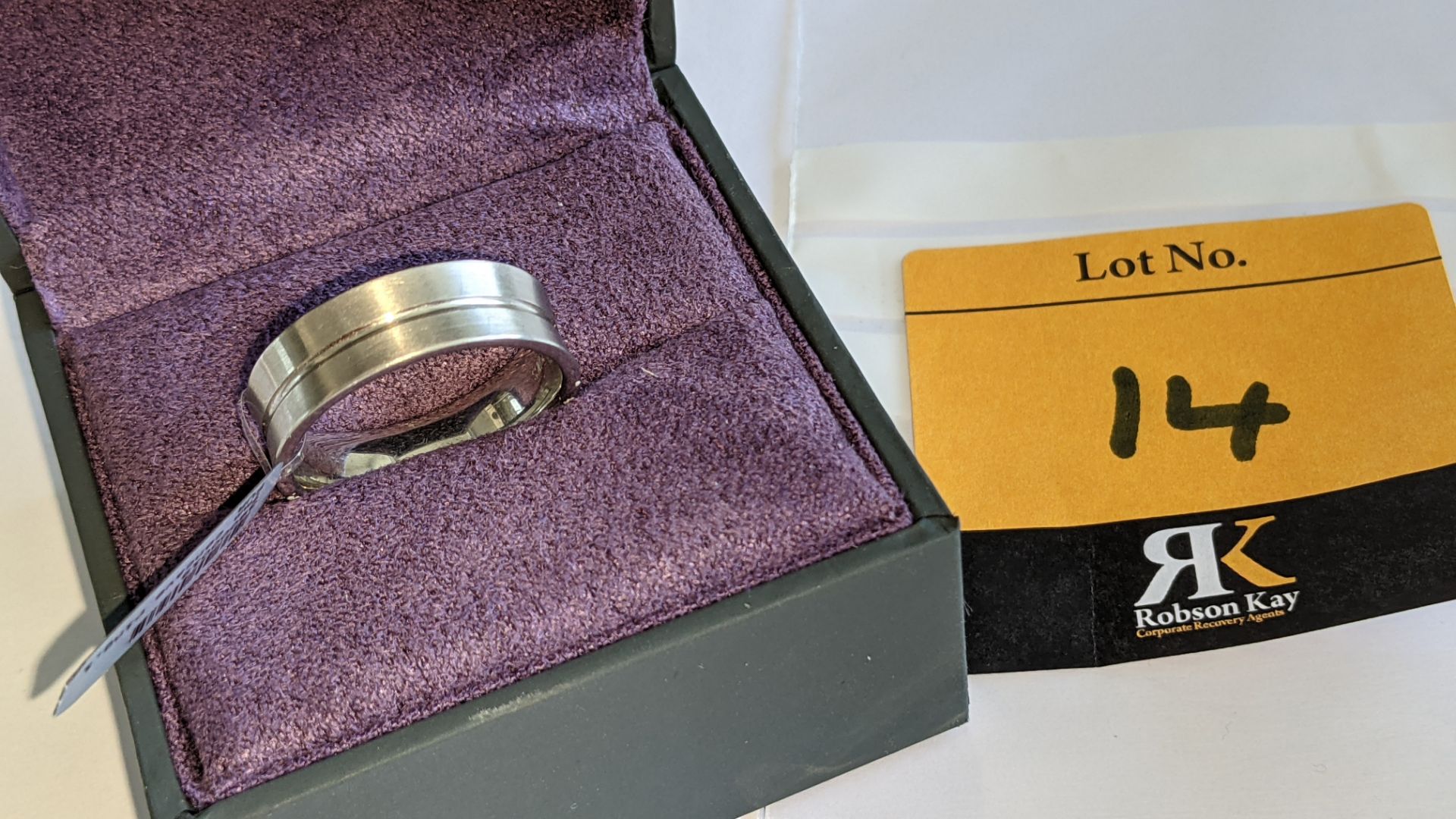 Palladium 950 7mm concave ring. RRP £1,900 - Image 16 of 16