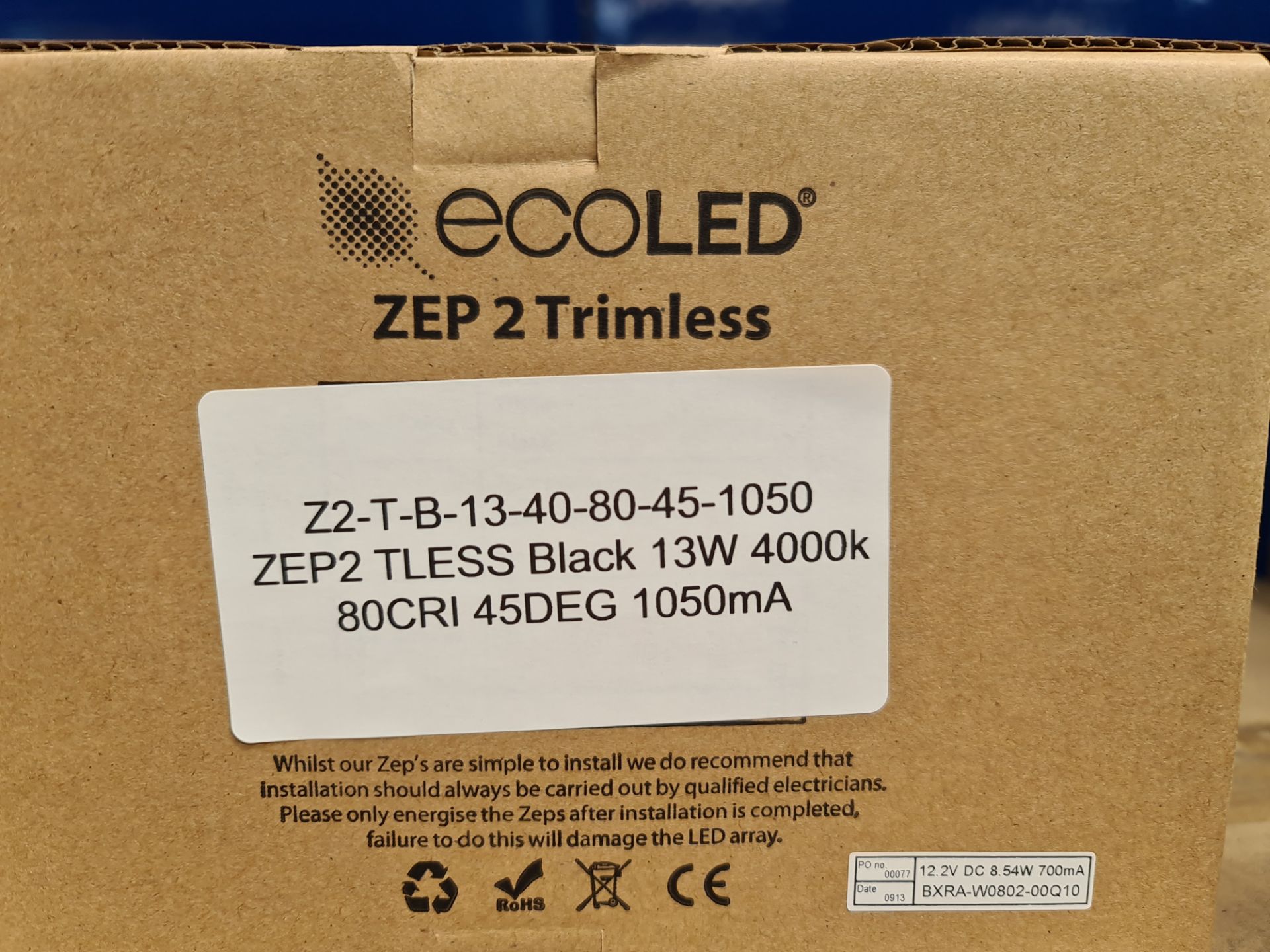 32 off Ecoled ZEP 2 trimless downlights. These downlights have been designed to plaster into the cei - Image 5 of 5