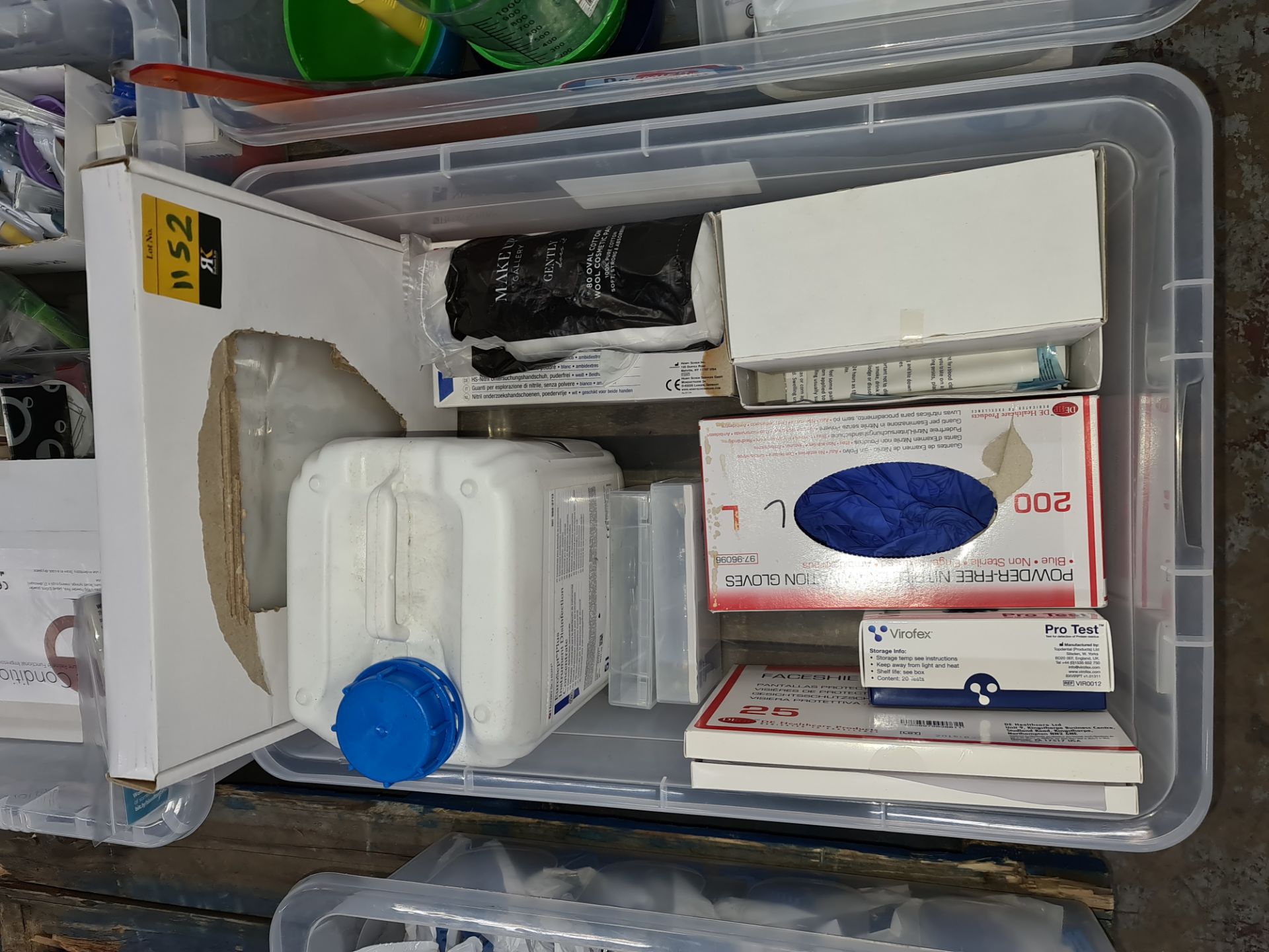 The contents of 5 large crates of assorted items including hygiene dental consumable bags - Image 2 of 6