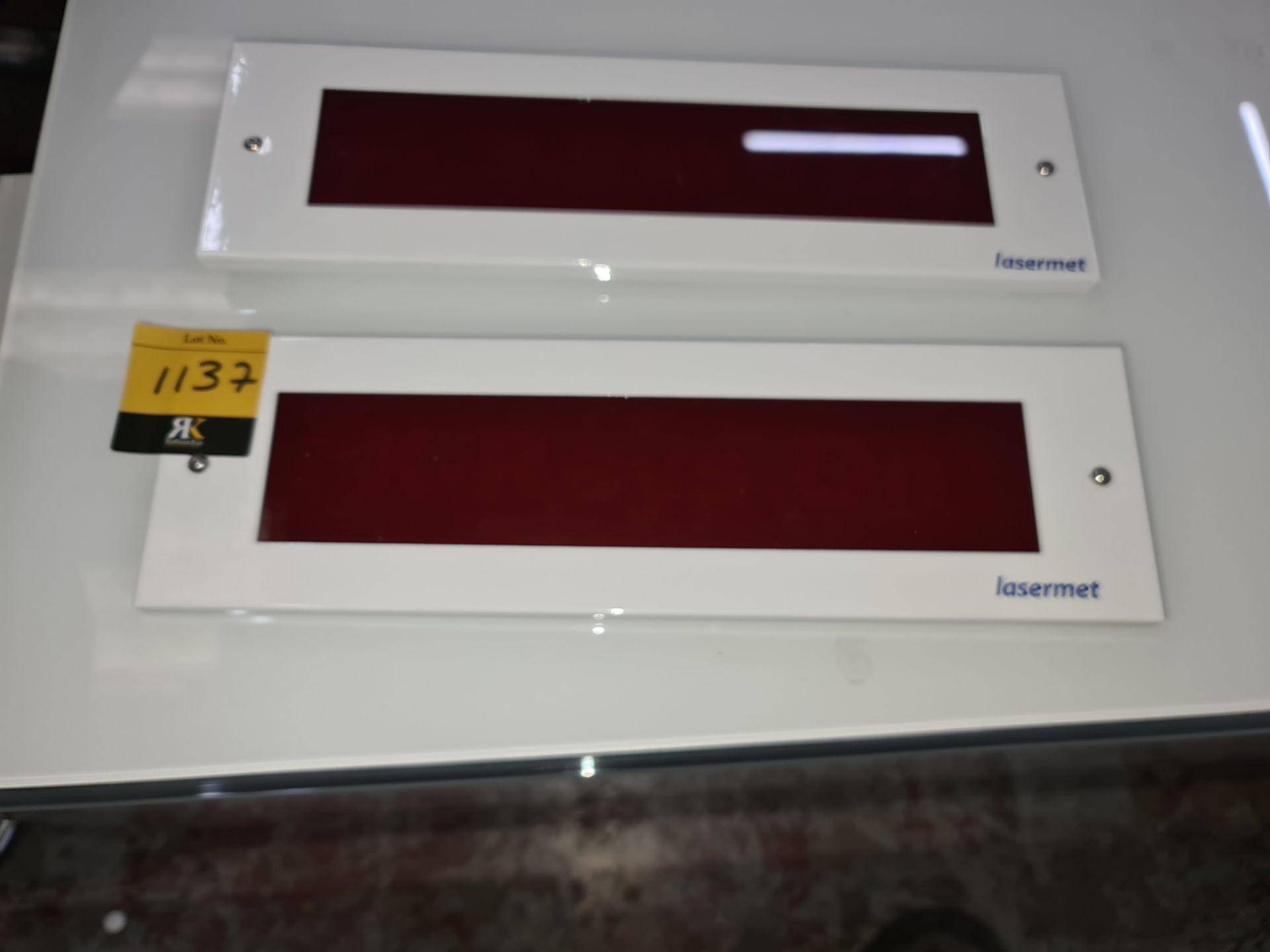 2 off Lasermet X-ray on mains powered warning lights - Image 2 of 5