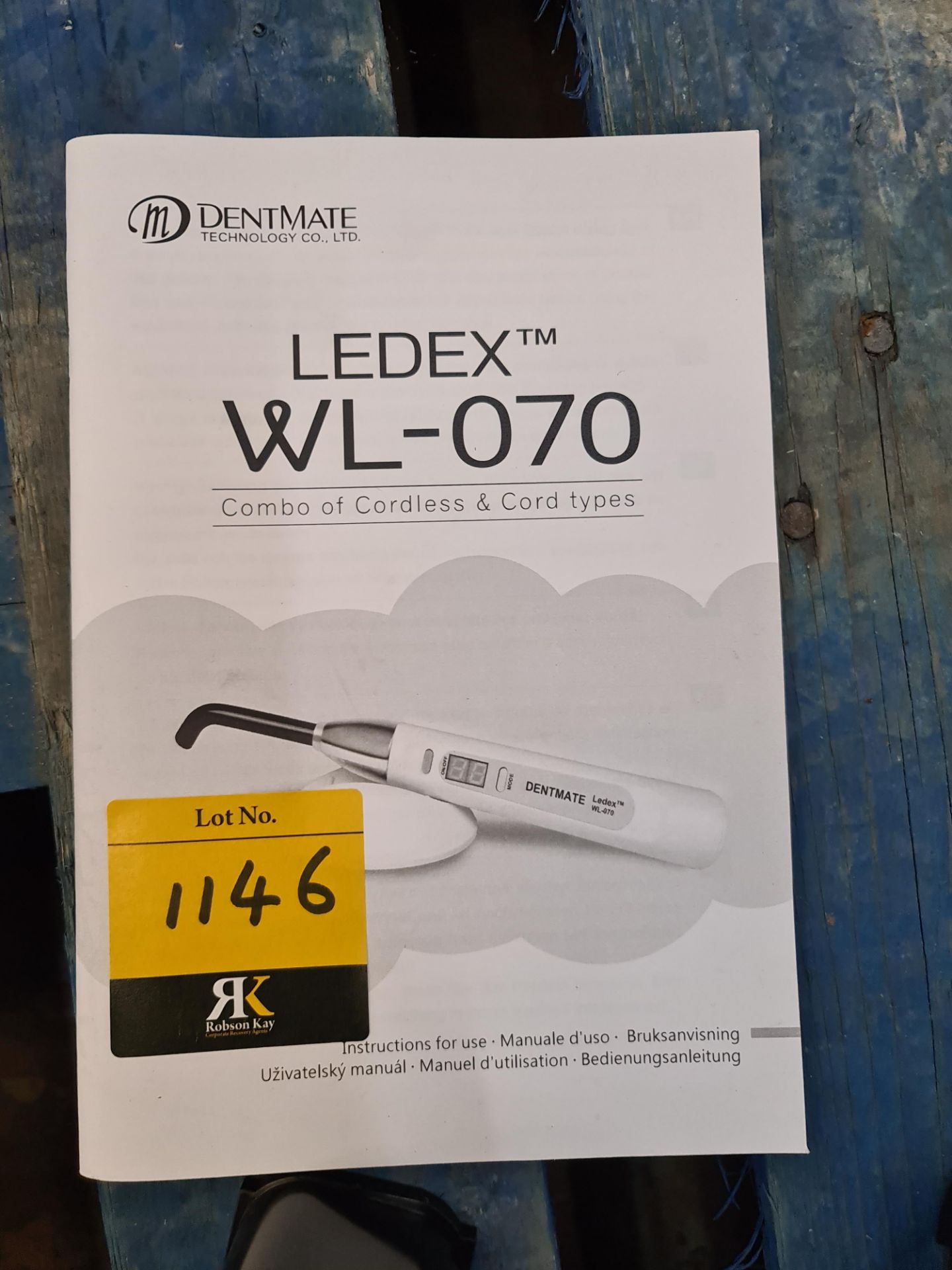 Dentmate Ledex model WL-070 including manual & power pack - Image 3 of 3