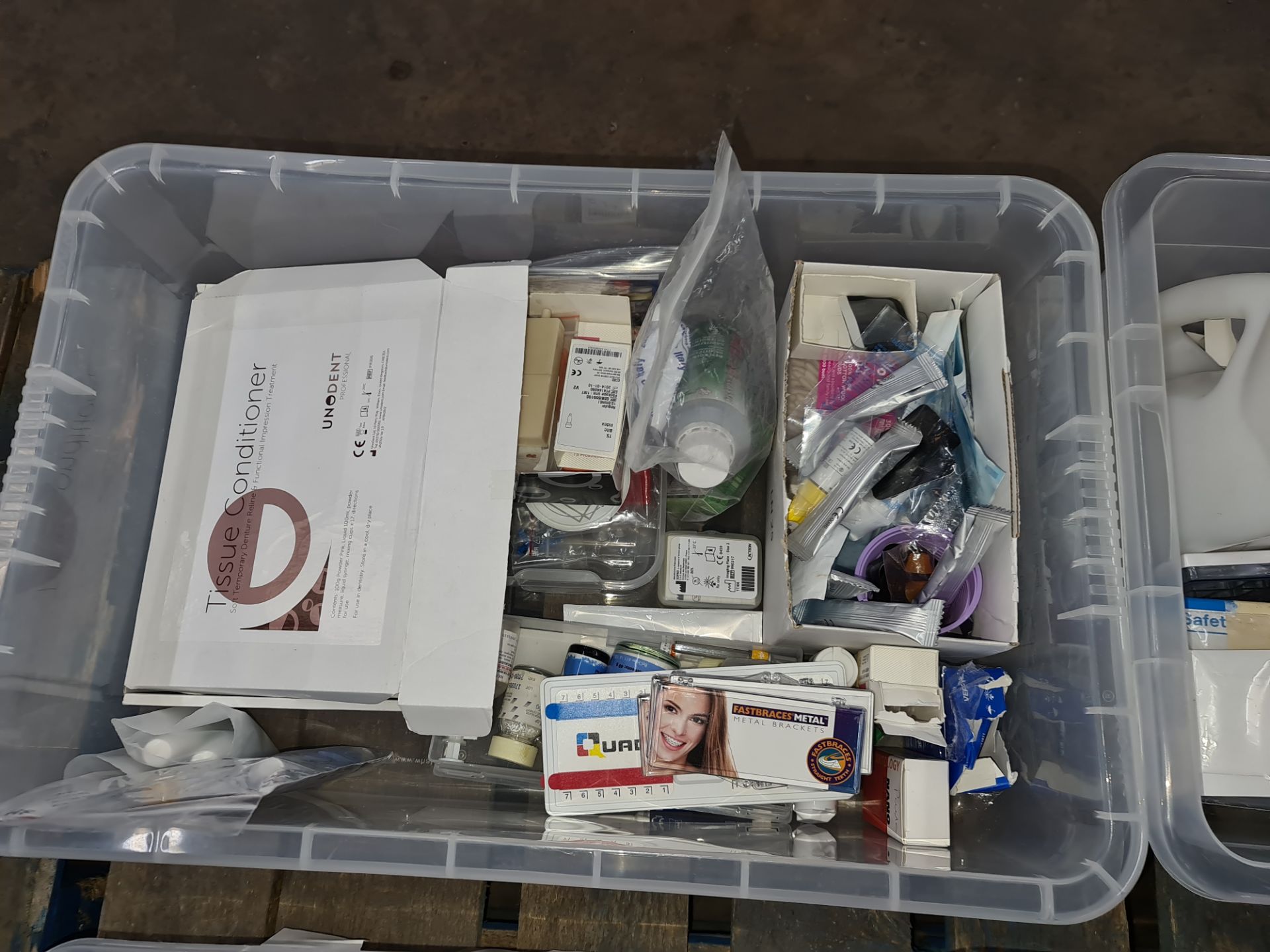 The contents of 5 large crates of assorted items including hygiene dental consumable bags - Image 6 of 6