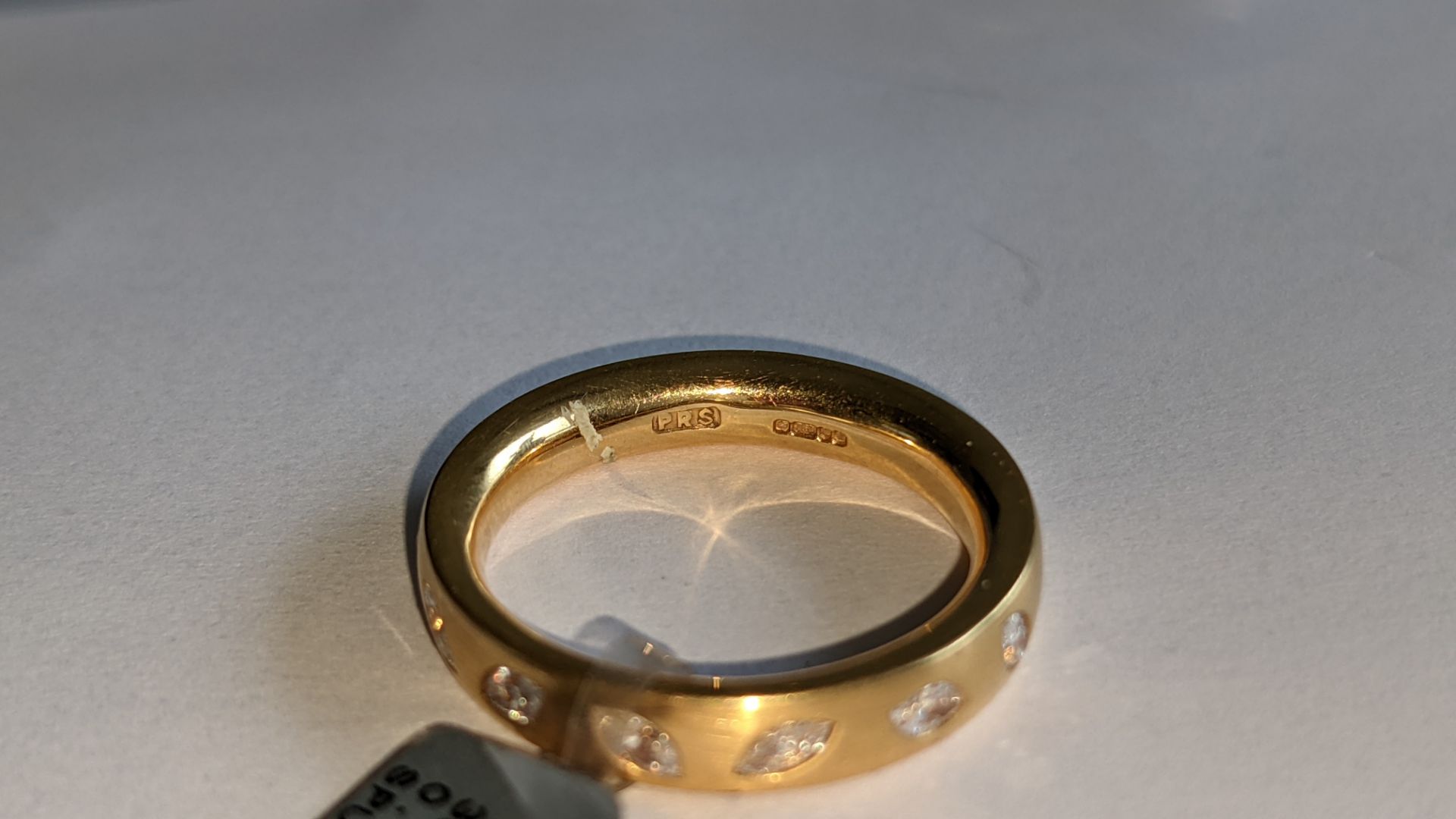 18ct rose gold & diamond ring with 0.75ct (G/VS1) total carat weight. RRP £4,237 - Image 11 of 17