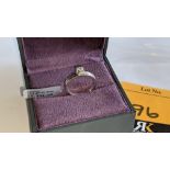 18ct white gold & diamond ring with 0.50ct H/Si diamond RRP £3,334