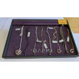 8 off assorted pendant & necklace sets with RRP of £83 to £91 each. Combined RRP for the 10 items in