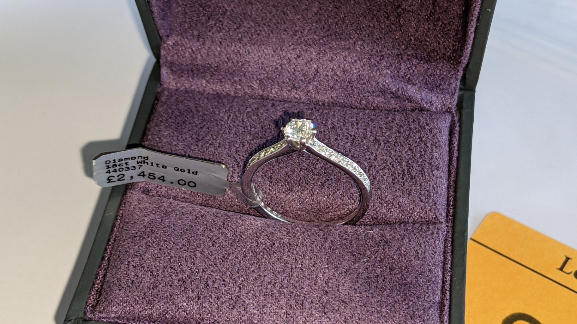 18ct white gold ring with 0.50ct G/Si diamond RRP £2,454 - Image 5 of 14