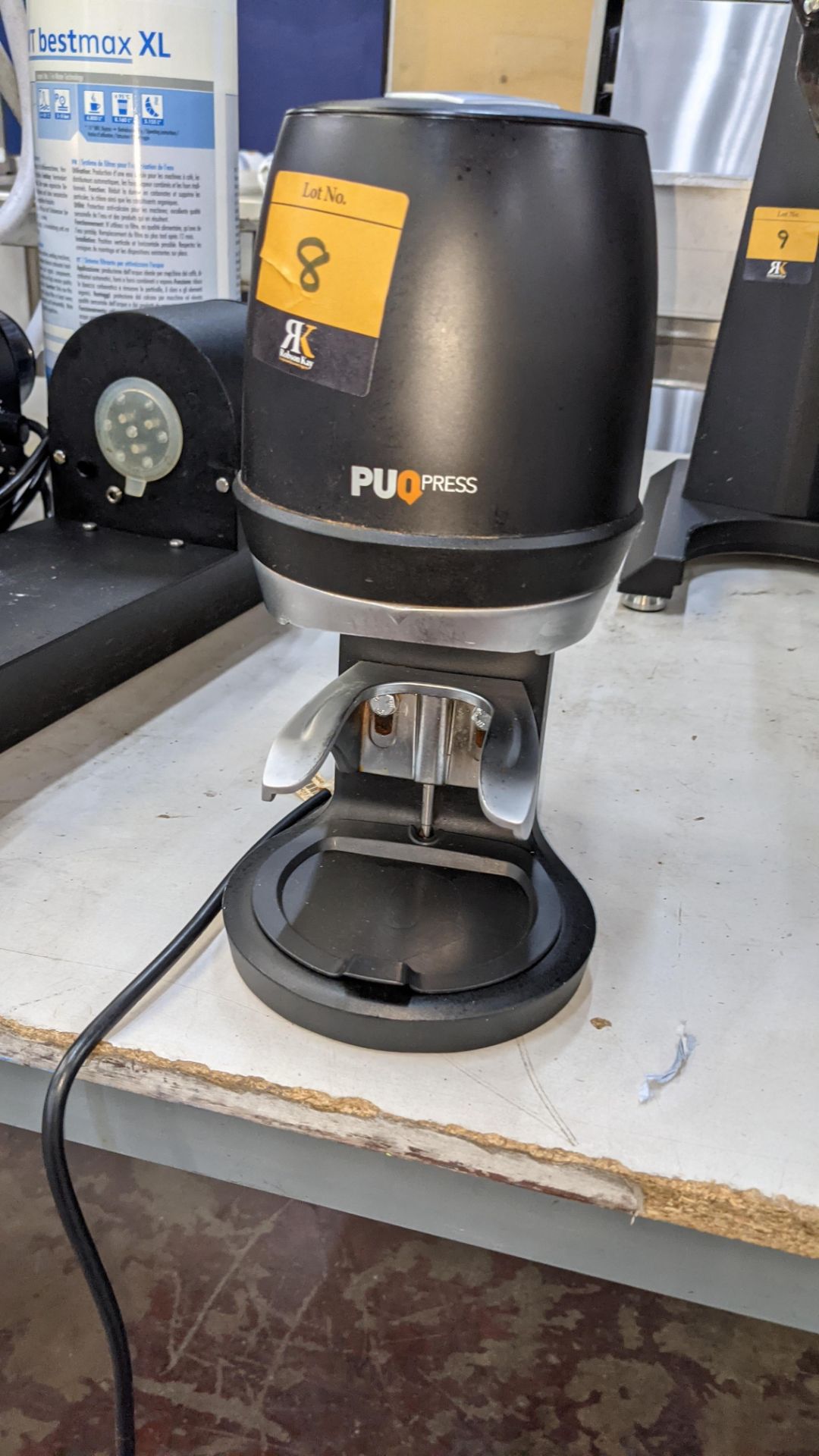 2019 Intertek Puqpress automatic coffee tamper machine - Q2. Digital control/display on the side. Co - Image 7 of 9