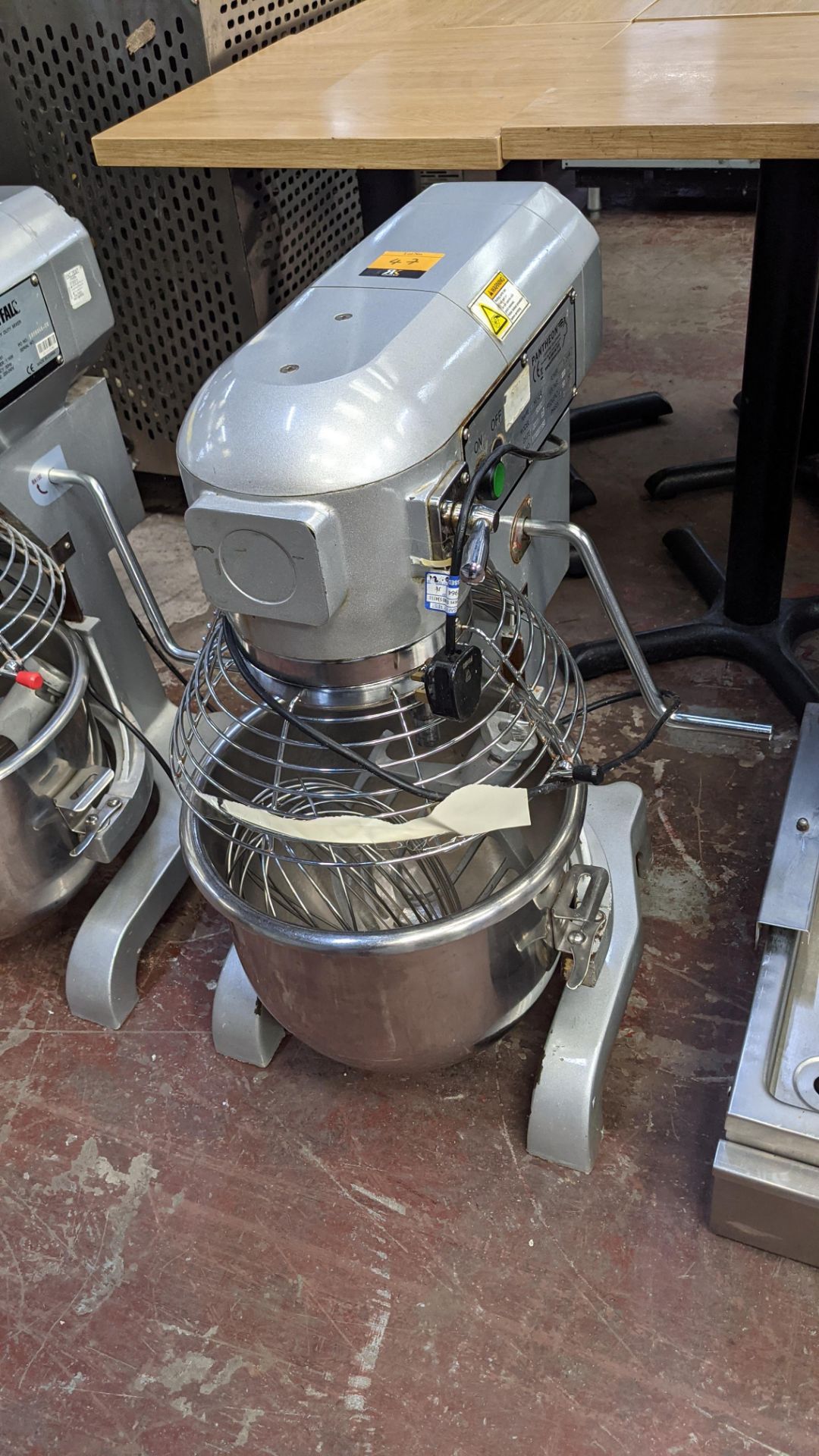 Pantheon model B200 heavy-duty commercial mixer including removable bowl, paddle & whisk - Image 7 of 8