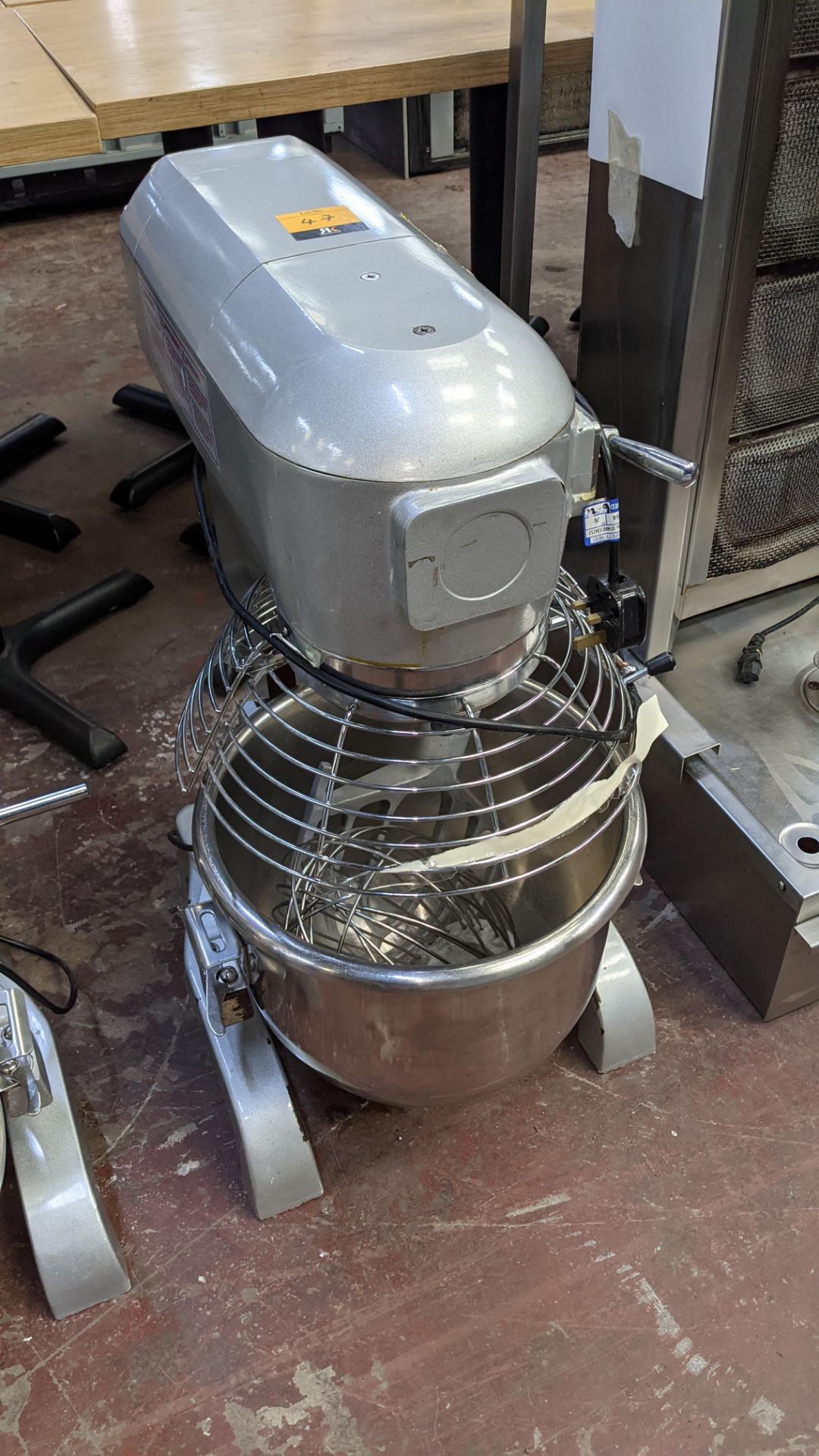 Pantheon model B200 heavy-duty commercial mixer including removable bowl, paddle & whisk - Image 6 of 8