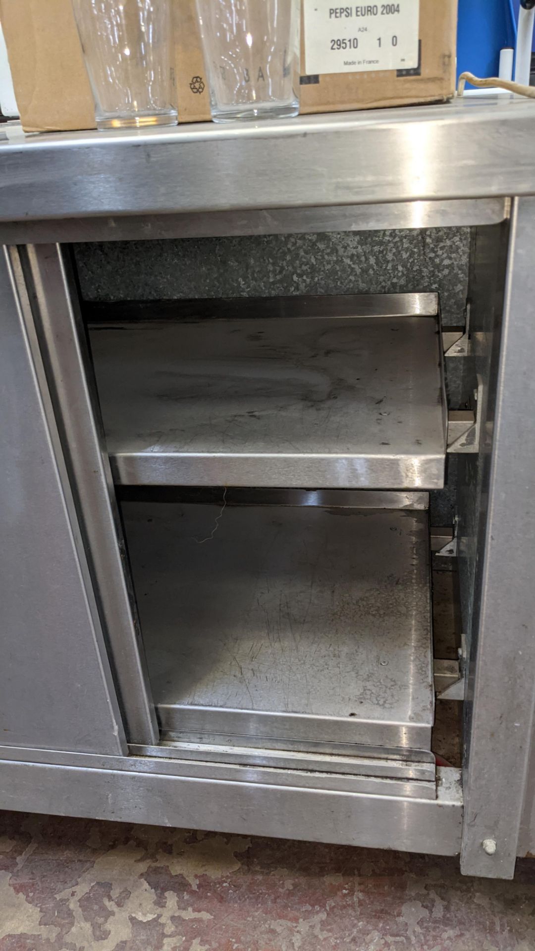 Stainless steel mobile warming cupboard - Image 6 of 7