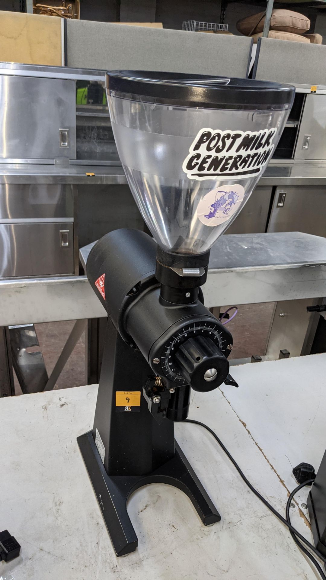 2019 Mahlkoenig model EK43 commercial coffee grinder, purchased in mid-2019 for approx. £2,000 plus