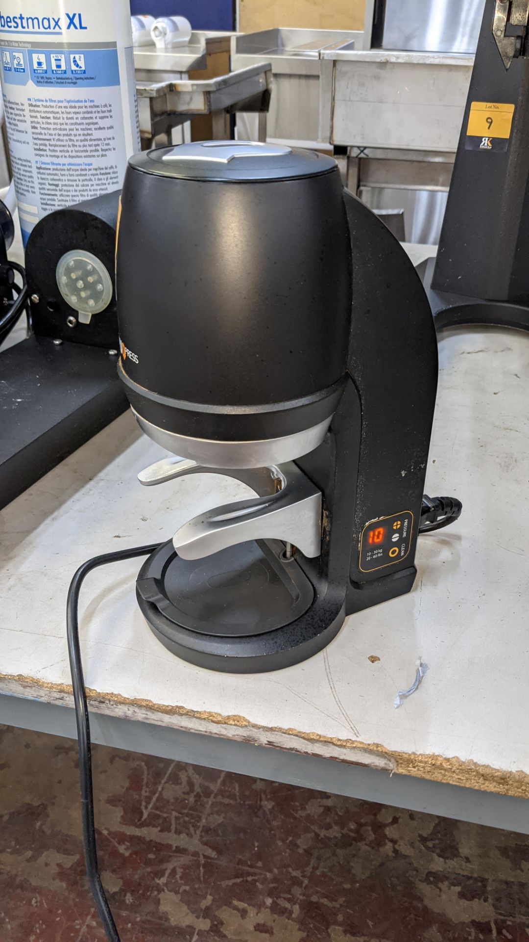 2019 Intertek Puqpress automatic coffee tamper machine - Q2. Digital control/display on the side. Co - Image 8 of 9