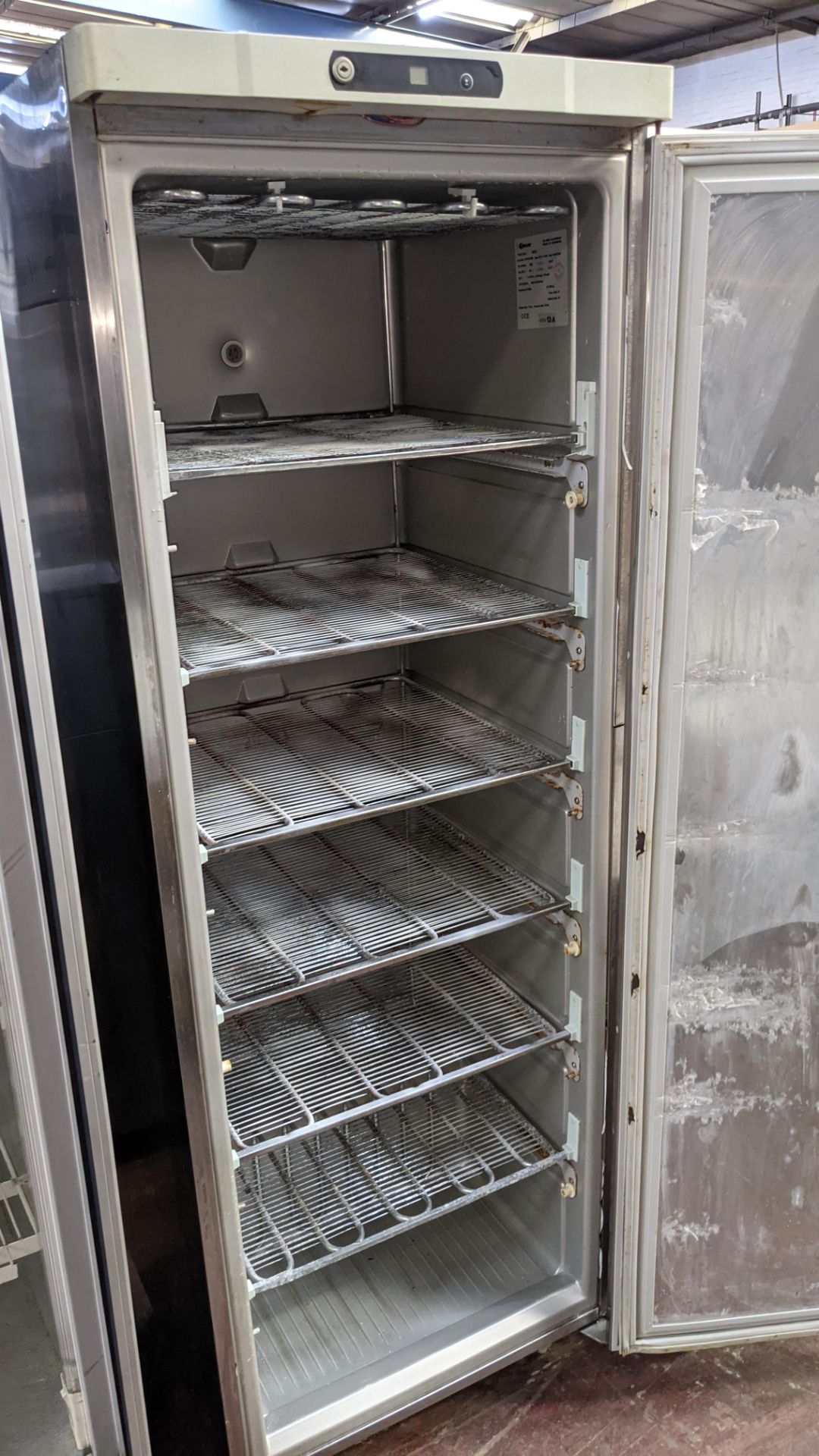 Gram stainless steel upright mobile freezer - Image 4 of 5