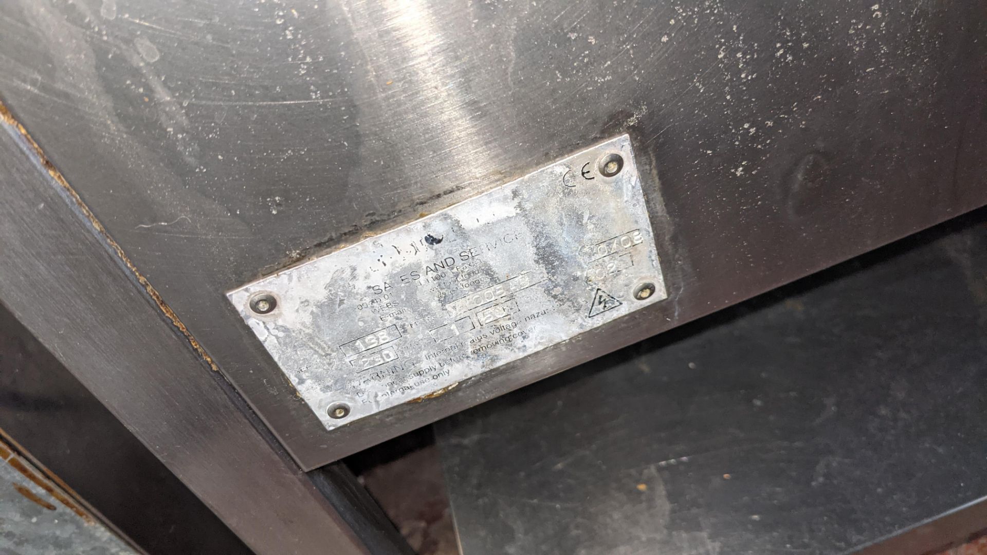 Vizu stainless steel breading table (chicken) - tray missing - Image 5 of 9