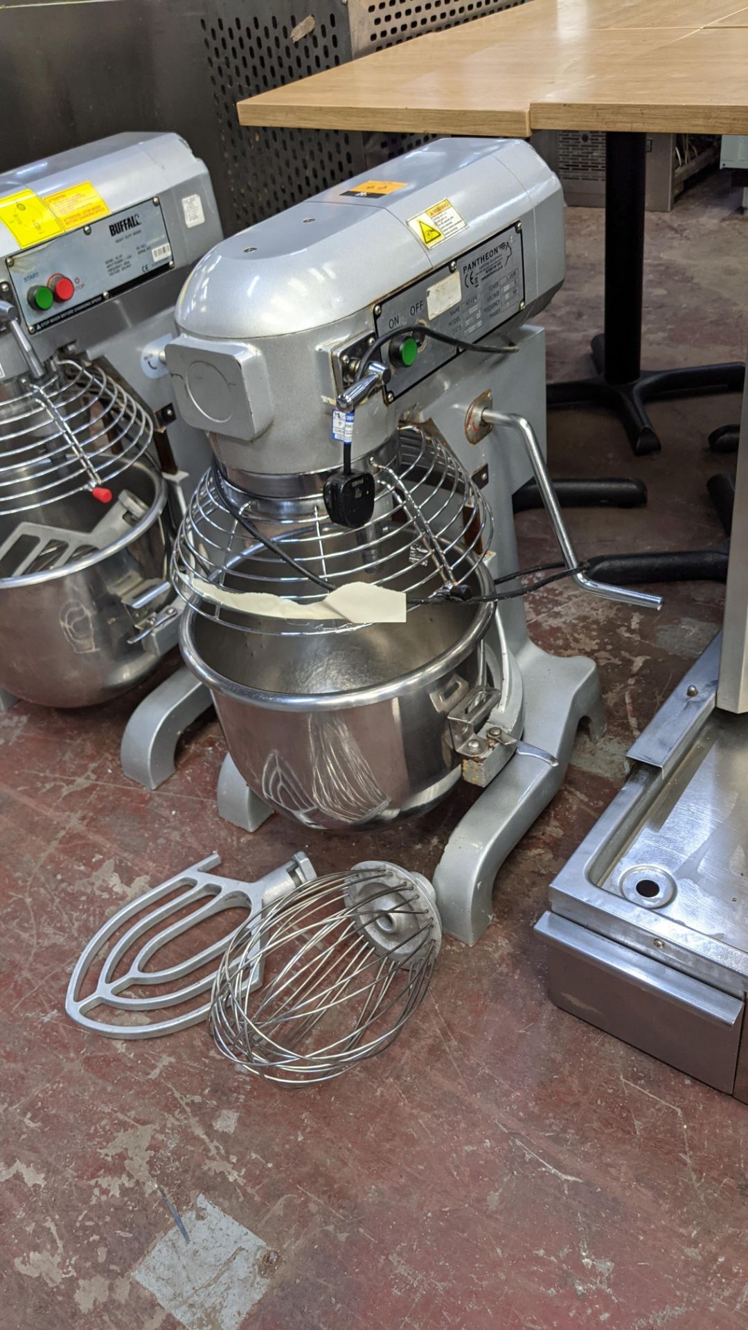 Pantheon model B200 heavy-duty commercial mixer including removable bowl, paddle & whisk - Image 2 of 8