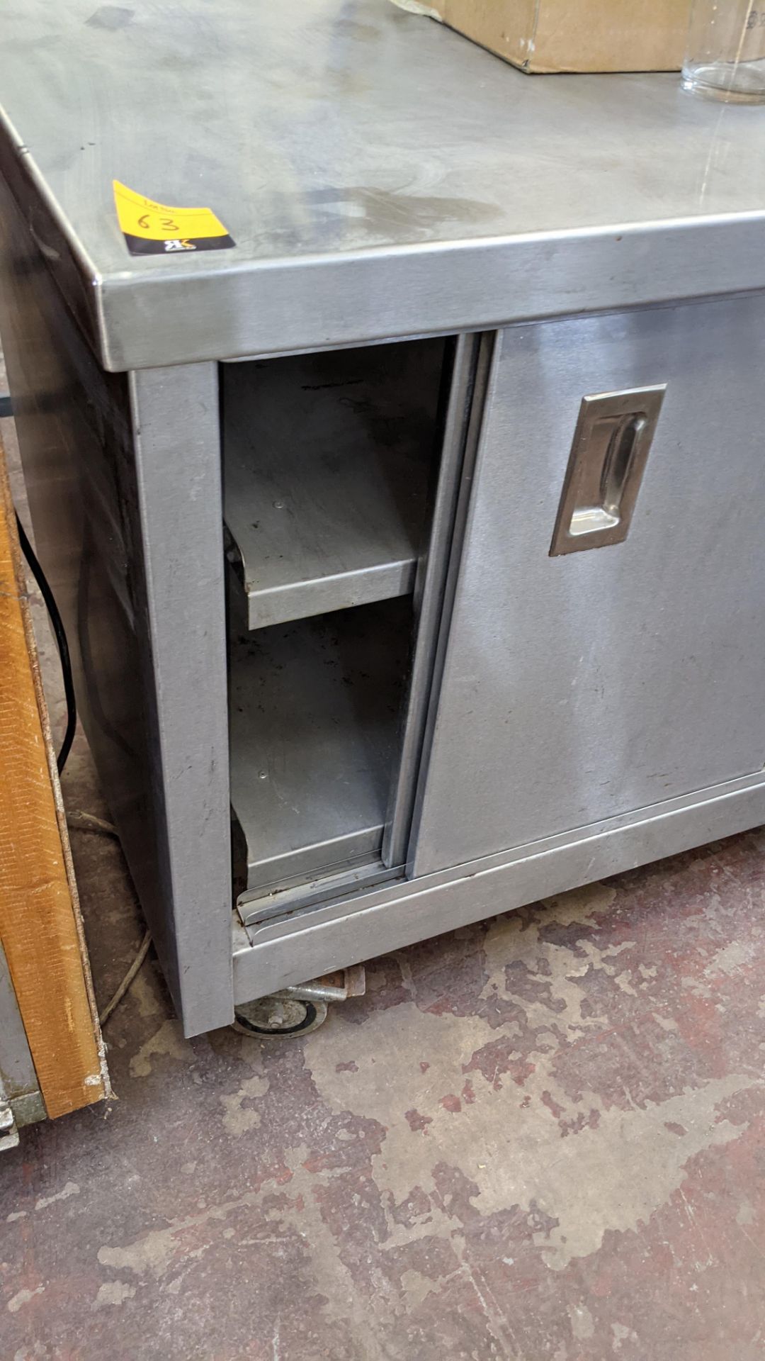 Stainless steel mobile warming cupboard - Image 7 of 7