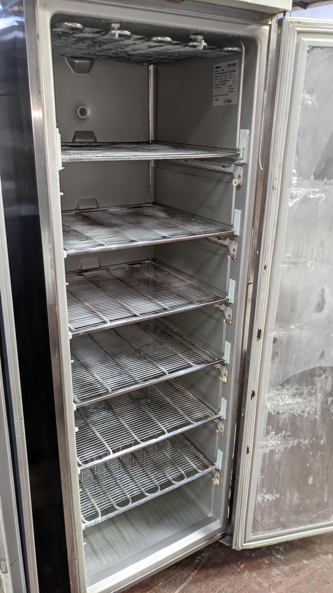 Gram stainless steel upright mobile freezer - Image 3 of 5