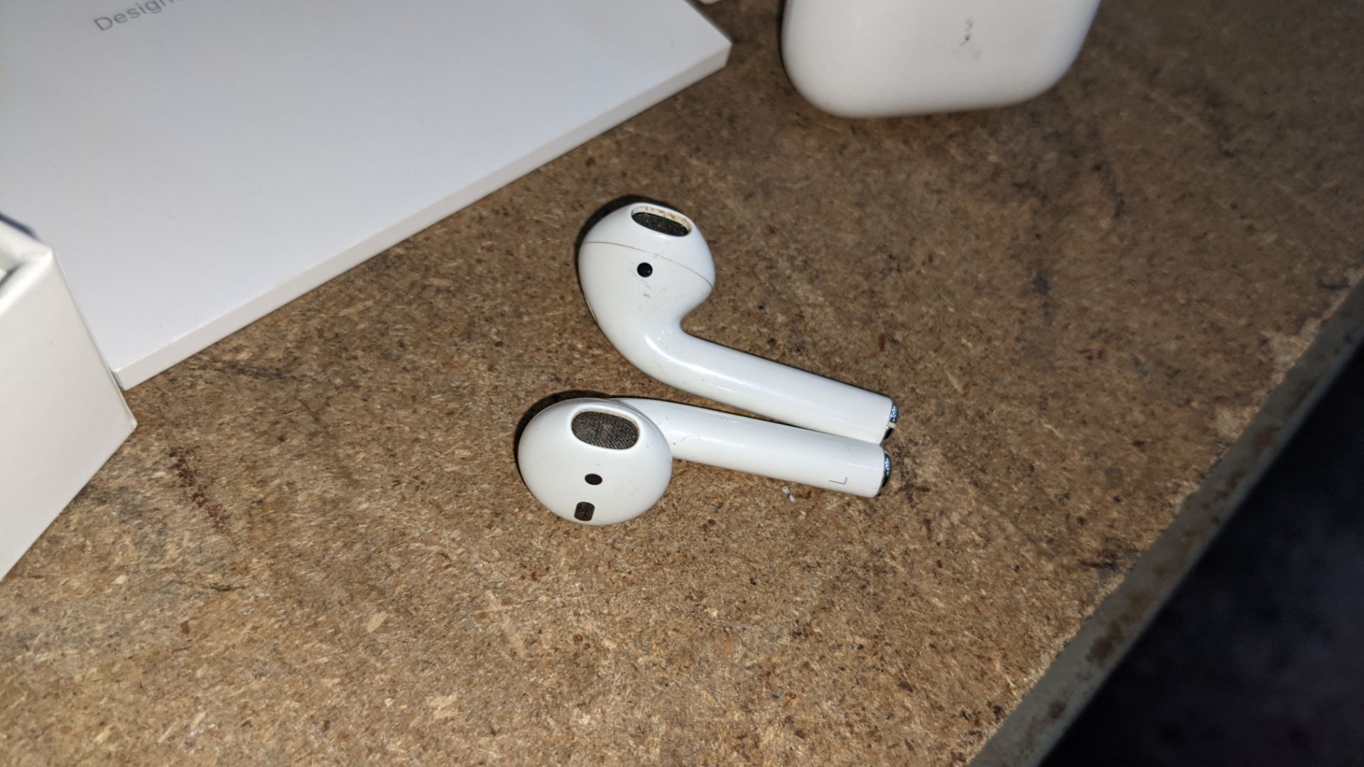 Apple AirPods with charging case, box & book pack - Image 5 of 15