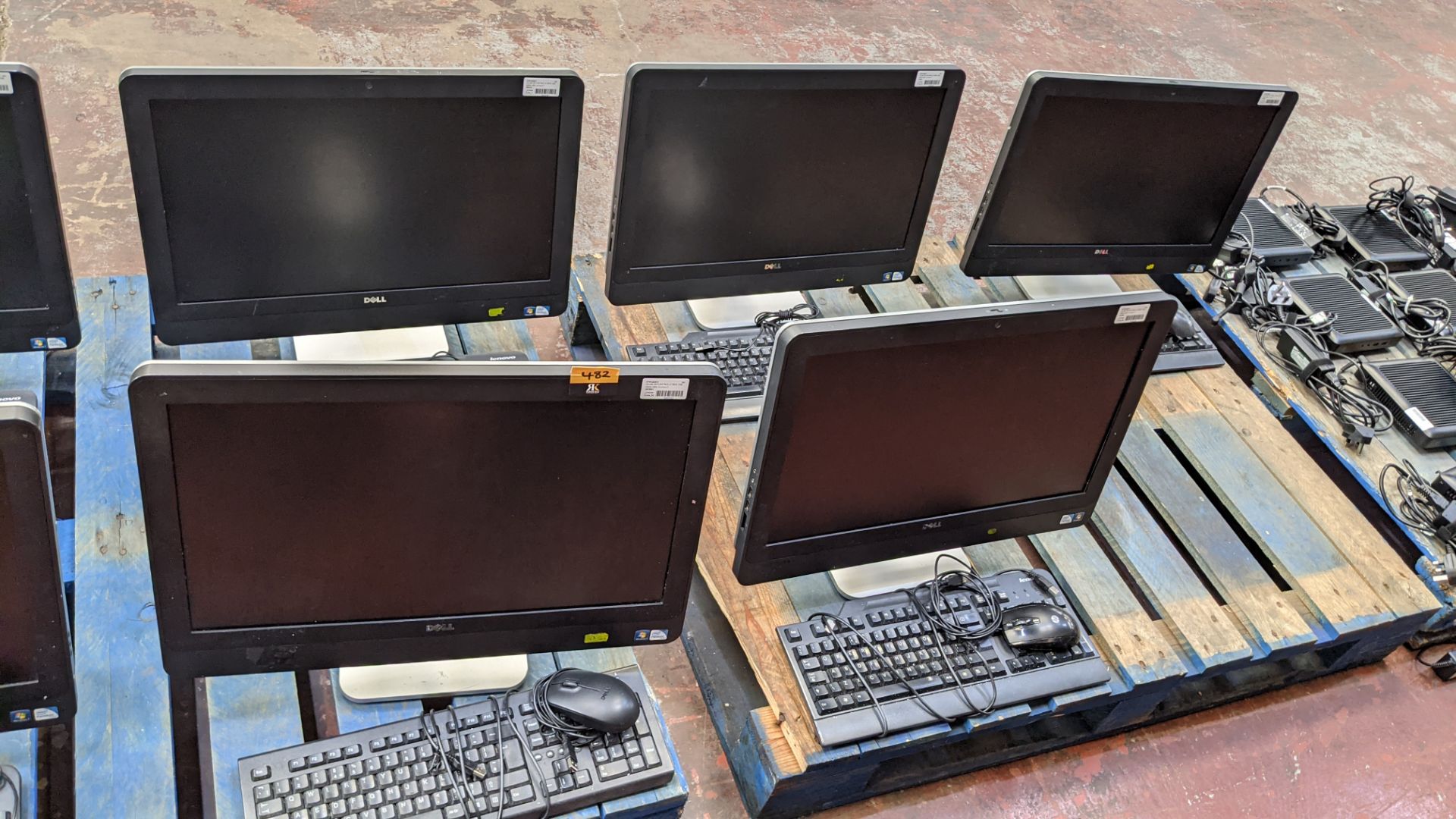 5 off Dell all-in-one computers each with built-in 23" widescreen display. Optiplex 9010 with Penti - Image 2 of 11