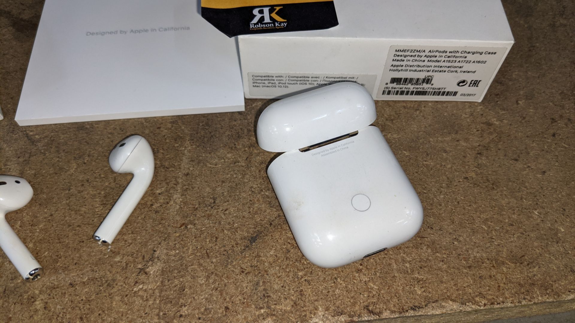 Apple AirPods with charging case, box & book pack - Image 13 of 15