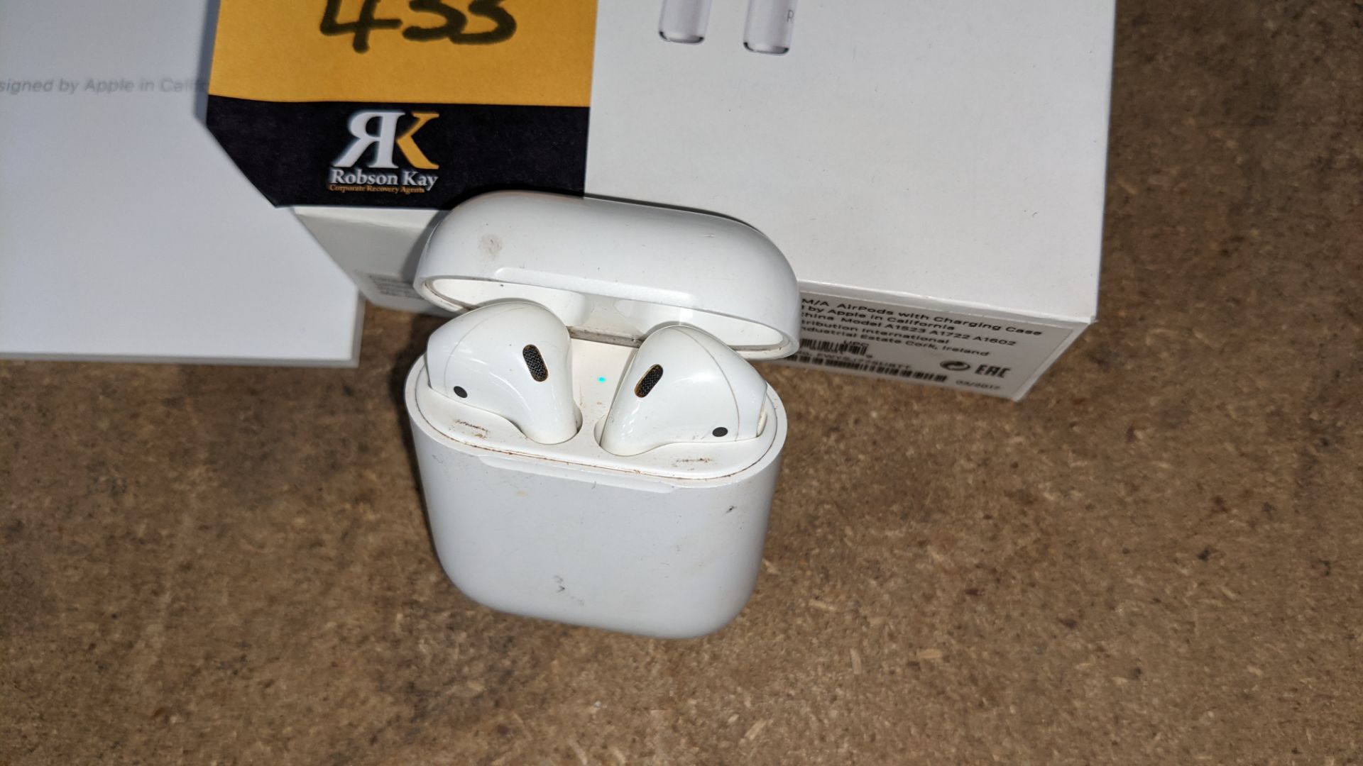 Apple AirPods with charging case, box & book pack - Image 14 of 15