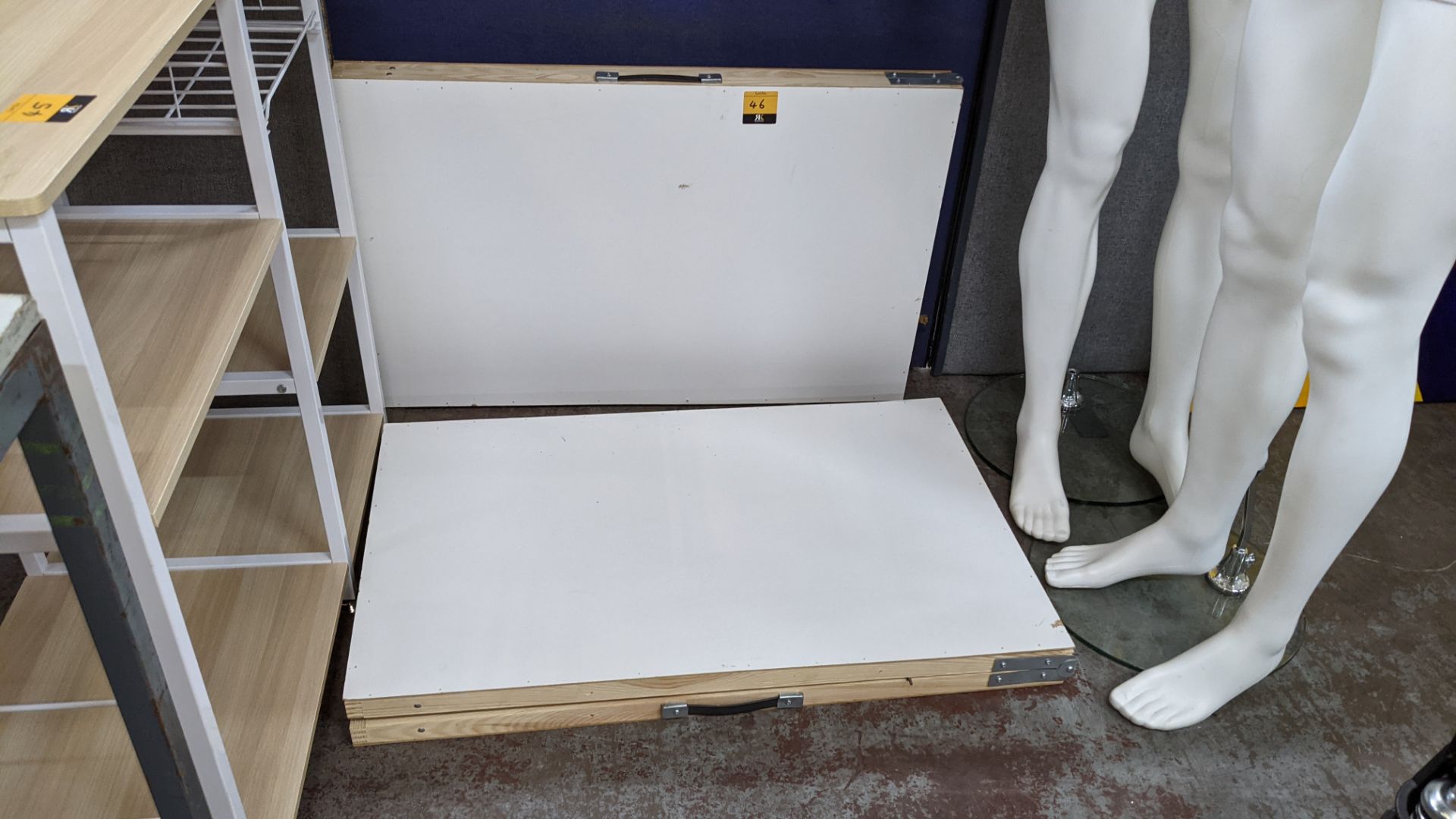 2 off folding work tables/decorators tables - Image 3 of 3