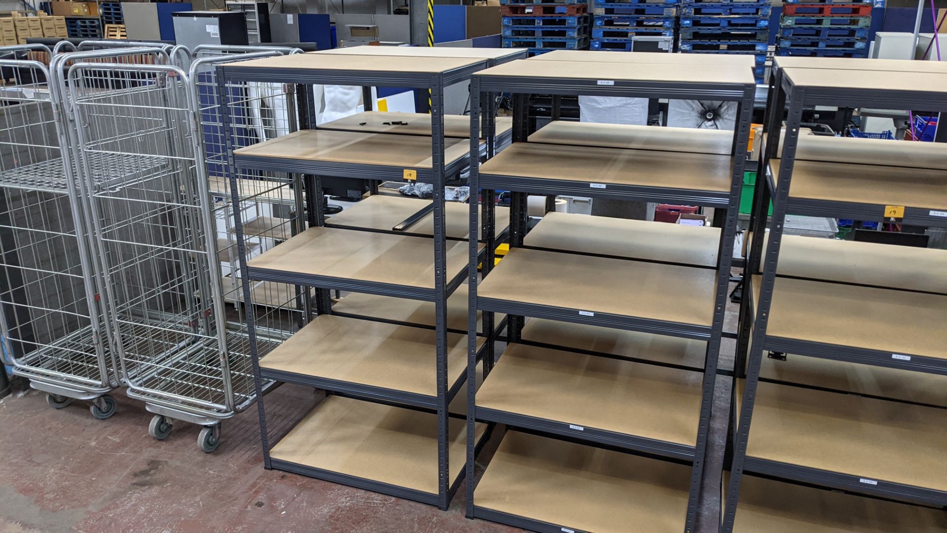 4 freestanding bays of bolt-free Storalex racking, each bay measuring approximately 900mm x 600mm x - Image 8 of 8