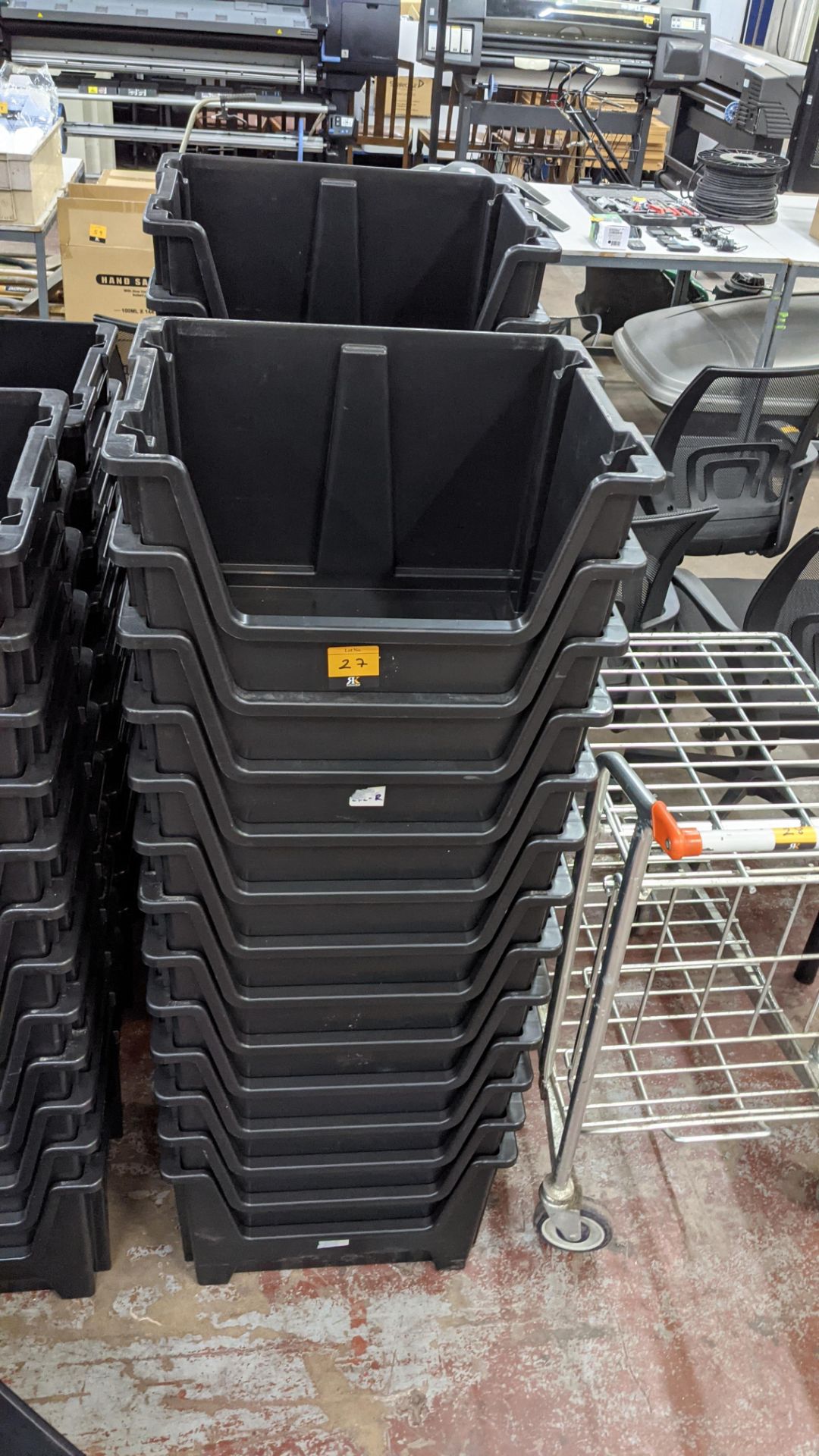 27 off large stacking picking bins - Image 2 of 4