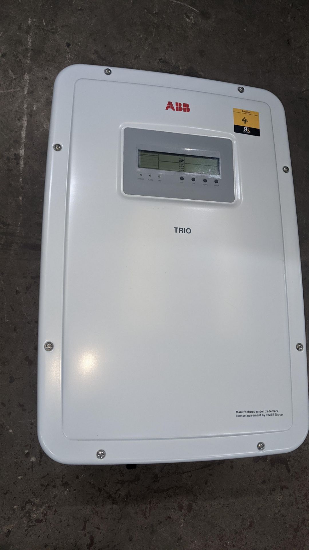 ABB Trio 7.5kW solar inverter model TRIO-7.5-TL-OUTD-S-400 - Image 5 of 18