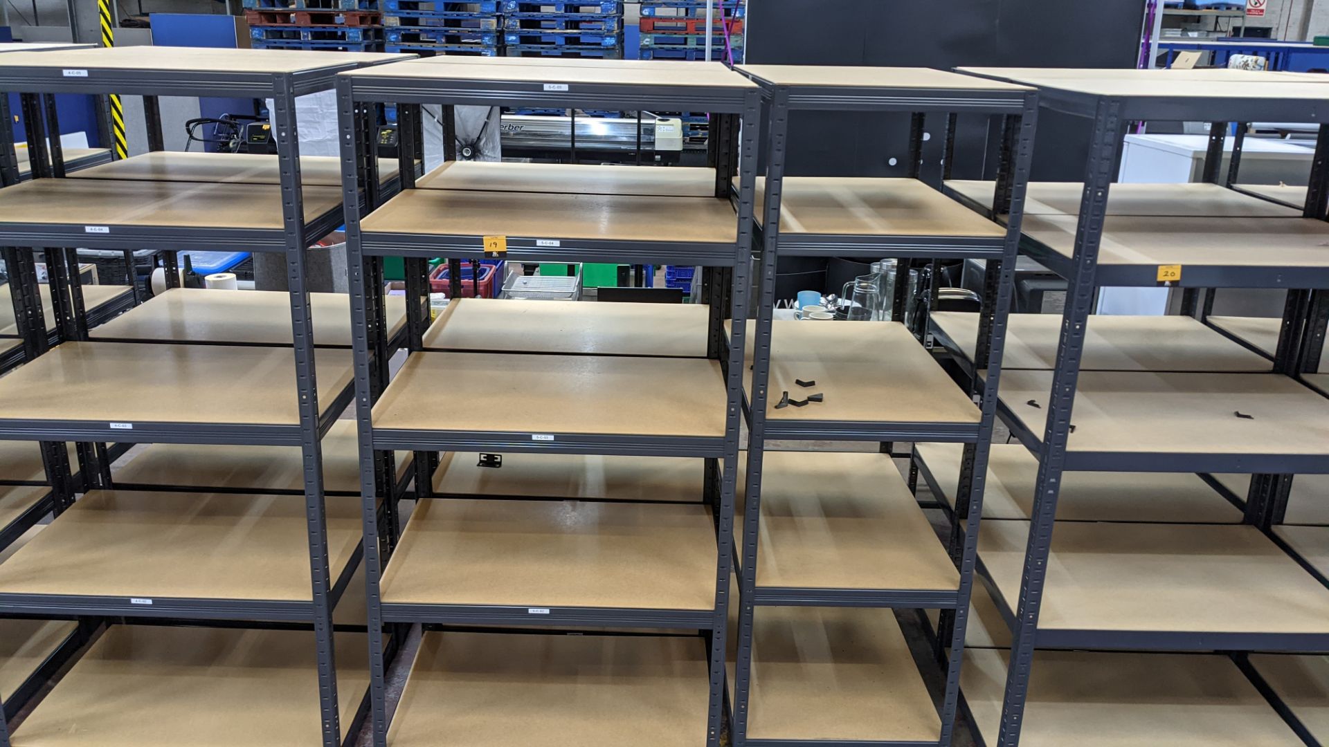 3 freestanding bays of bolt-free Storalex racking, each bay measuring approximately 900mm x 600mm x - Image 2 of 8