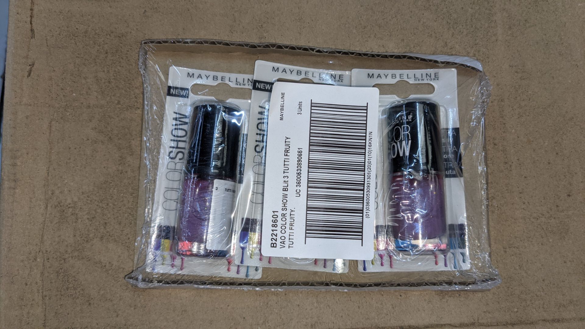 3 boxes of Maybelline Color Show lip gloss - 60 triple packs, i.e. 180 units in total - Image 5 of 5