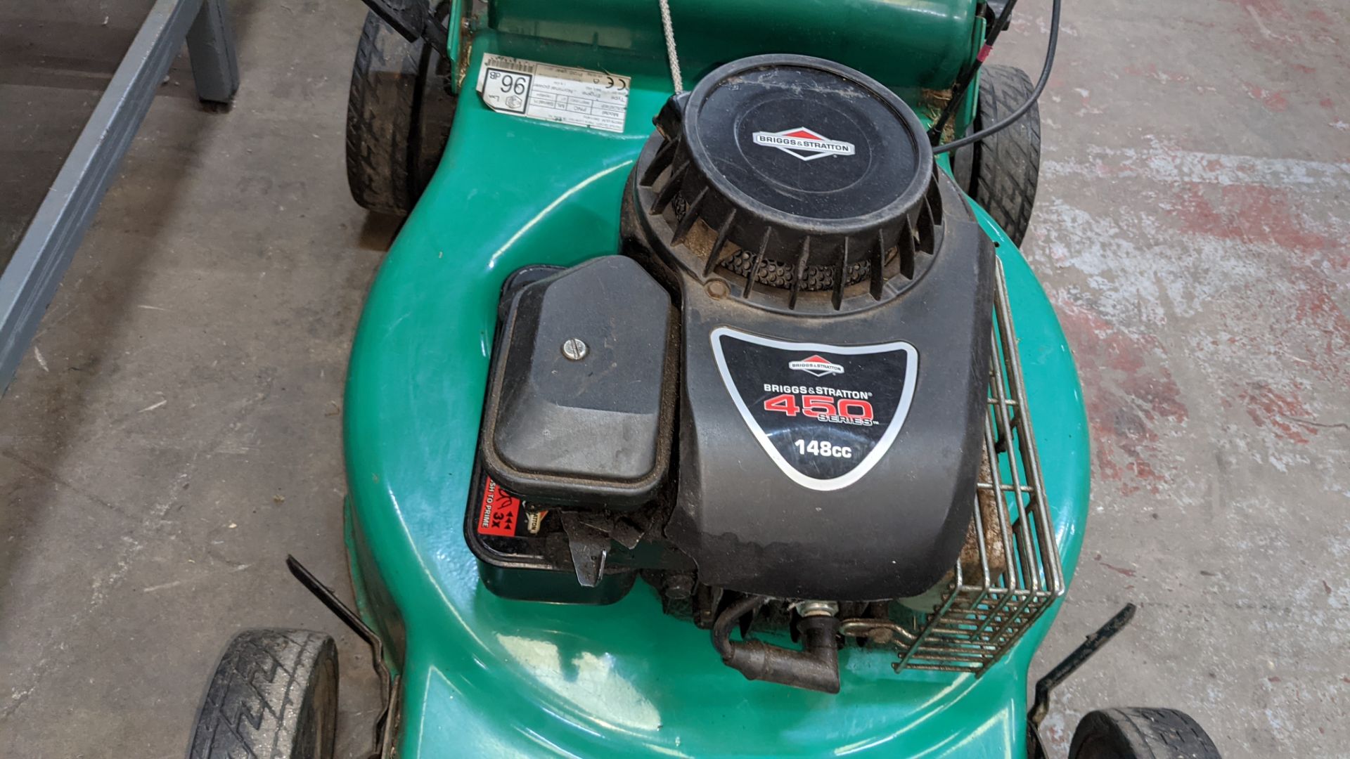 Qualcast 46SP lawnmower with Briggs & Stratton 450 Series 148cc engine - Image 7 of 13