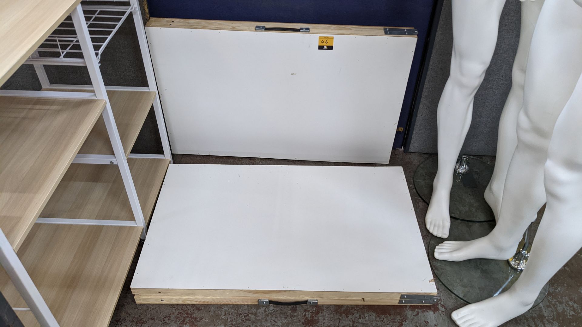 2 off folding work tables/decorators tables - Image 2 of 3