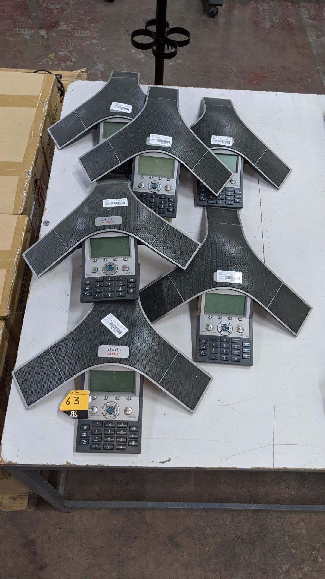 6 off Cisco/Polycom IP conference phones - Image 2 of 7